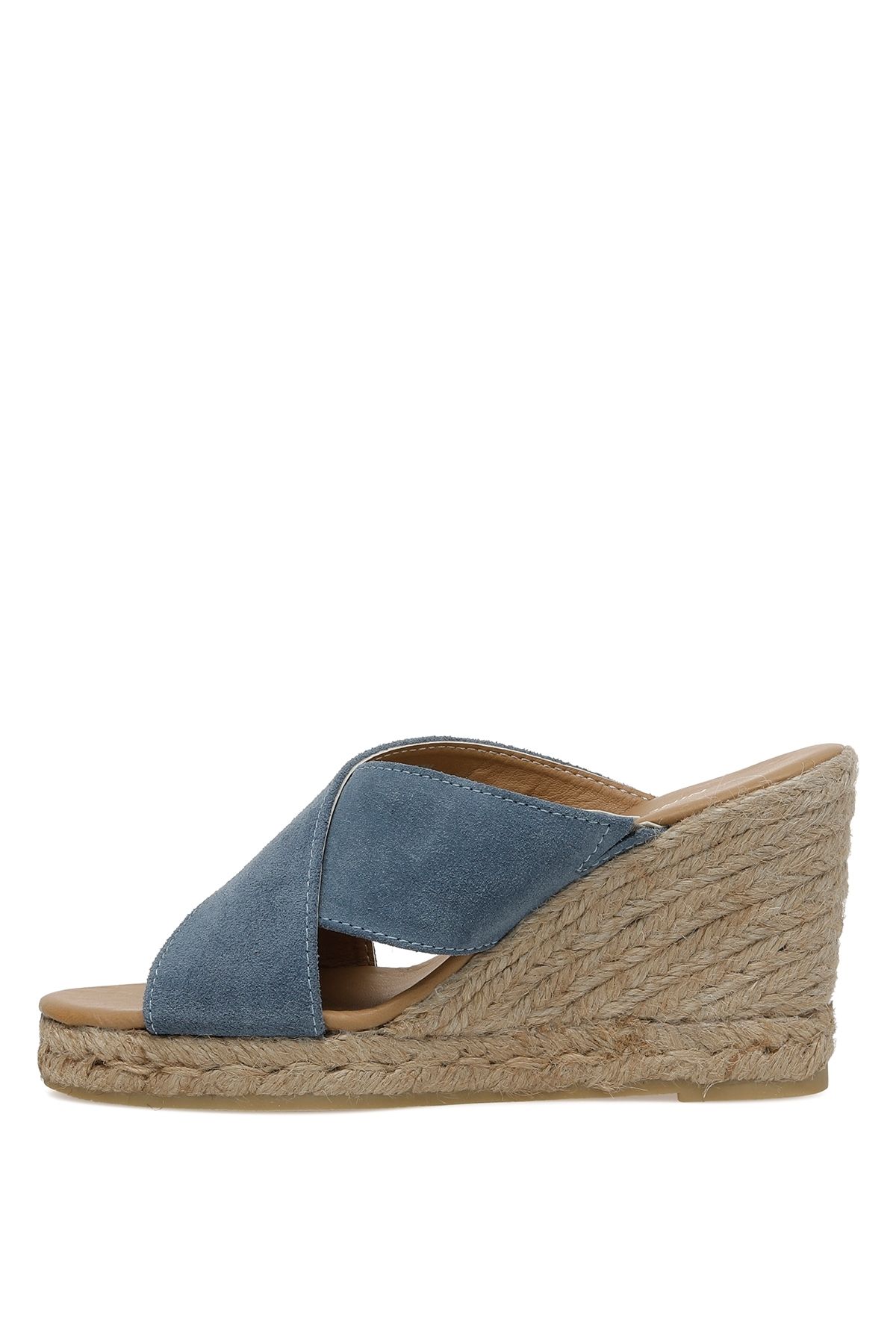 دمپایی آبی زنانه Sanhem 3fx Navy Blue Nine West