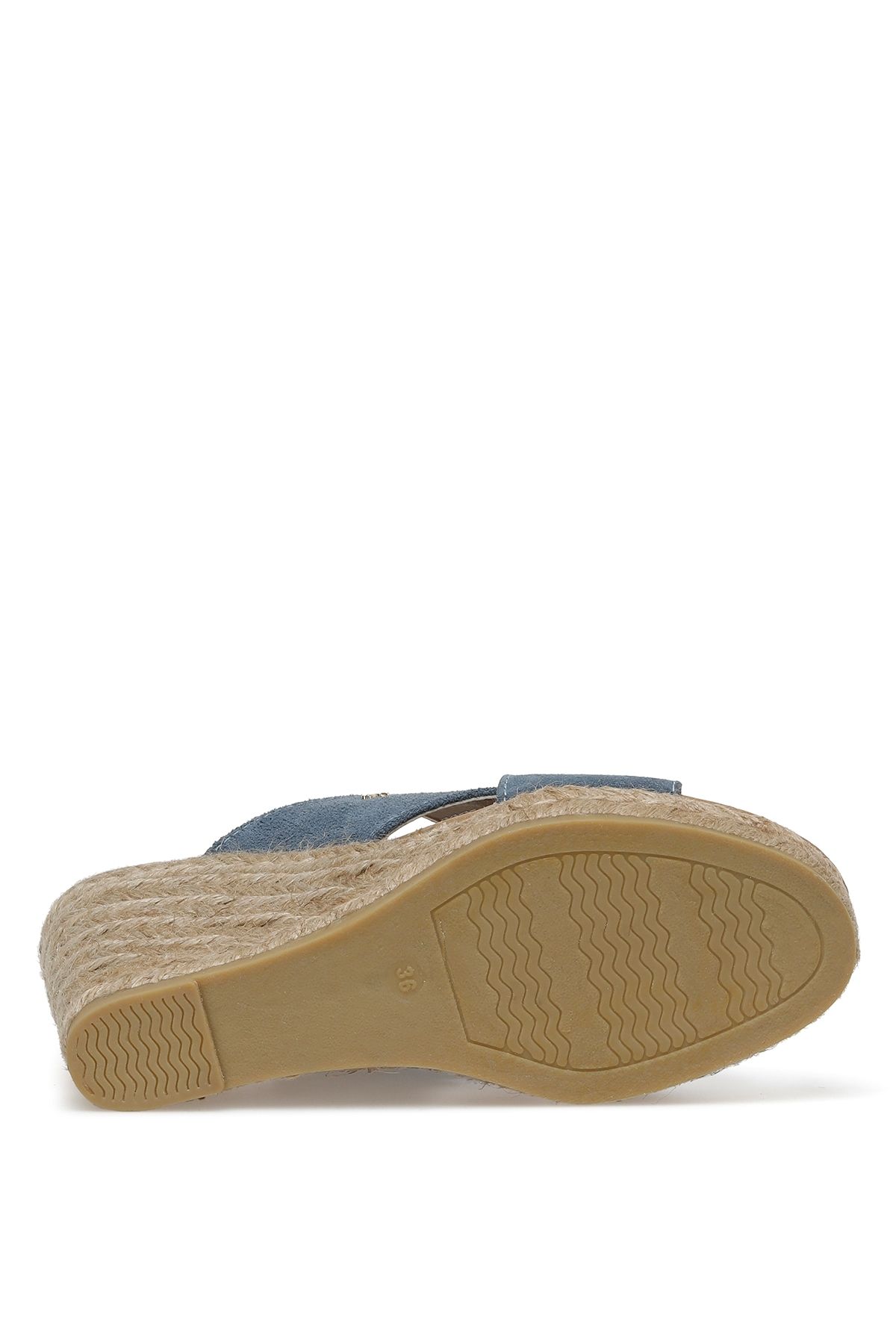 دمپایی آبی زنانه Sanhem 3fx Navy Blue Nine West