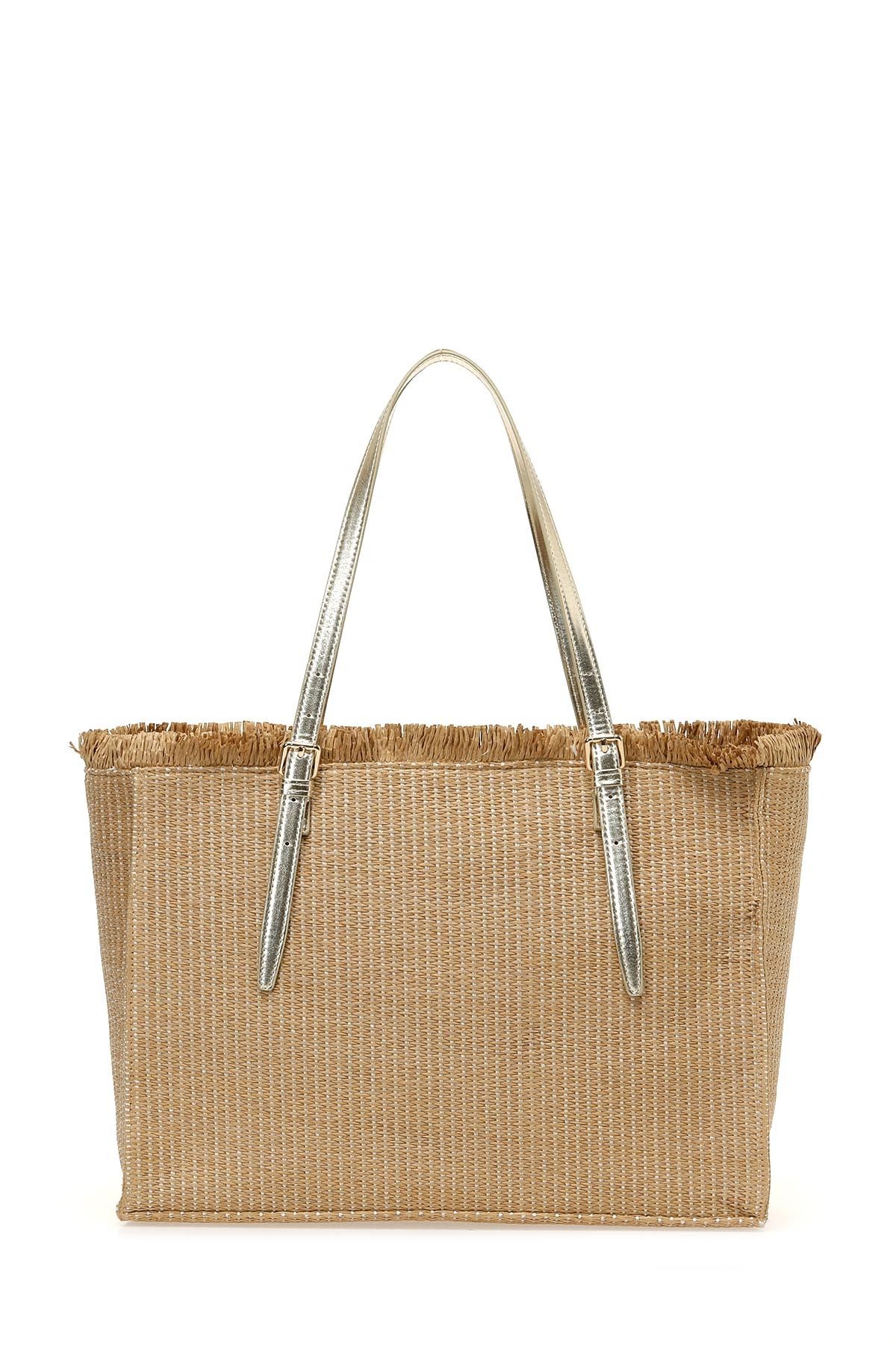 کیف ساحلی زنانه SUNNEBAGY2 5FX کیسه ساحل طبیعی Nine West