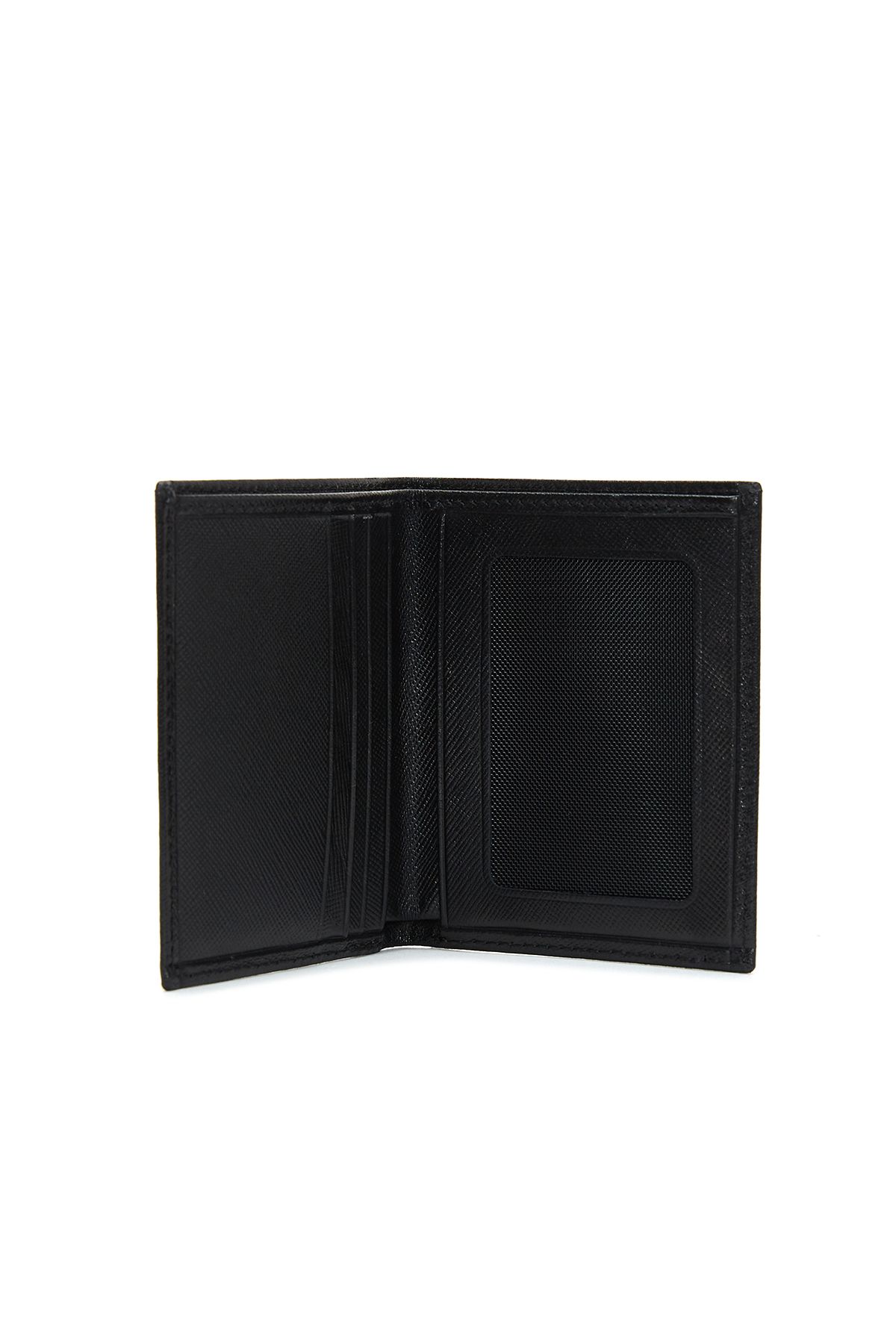 Derimod-Black Leather Men's Card Holder - 000a2d3012cv 5