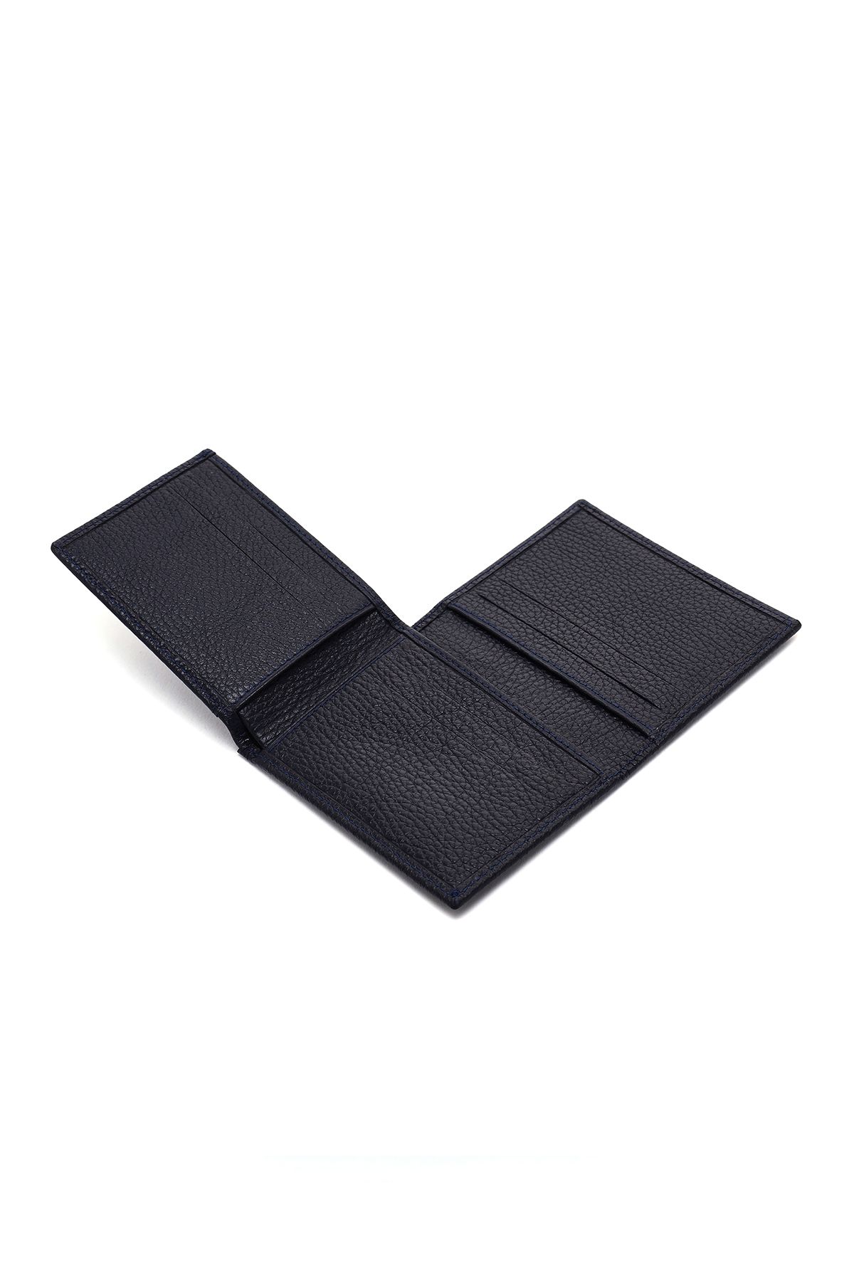 Derimod-Men's Navy Blue Leather Wallet 000A2D3063Ft 8