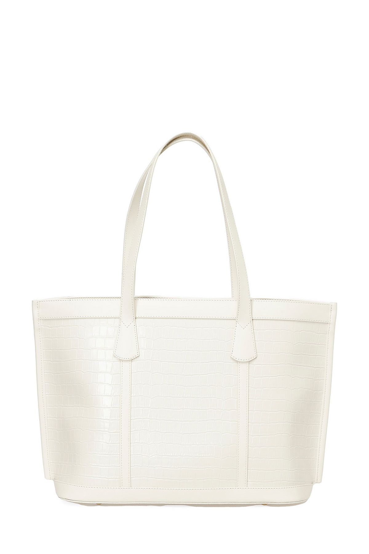 کیف شانه ای زنانه کرم 5FX Nine West