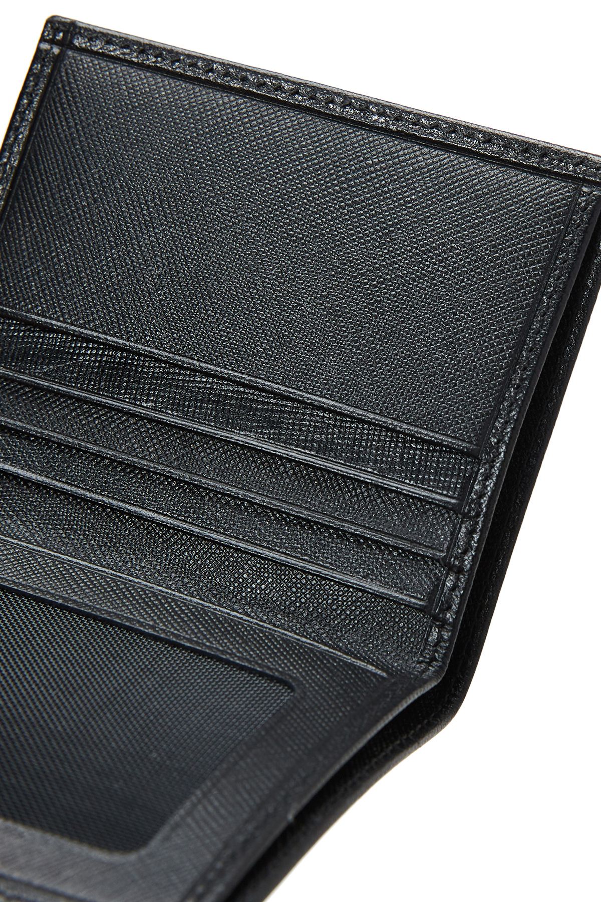 Derimod-Black Leather Men's Card Holder - 000a2d3012cv 6