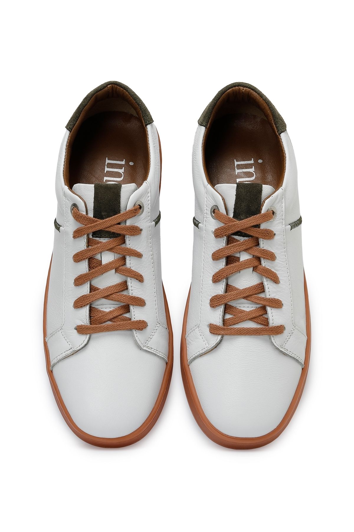 İnci-INCI ALCUNA 3FX Weiße Herren-Sneaker 5