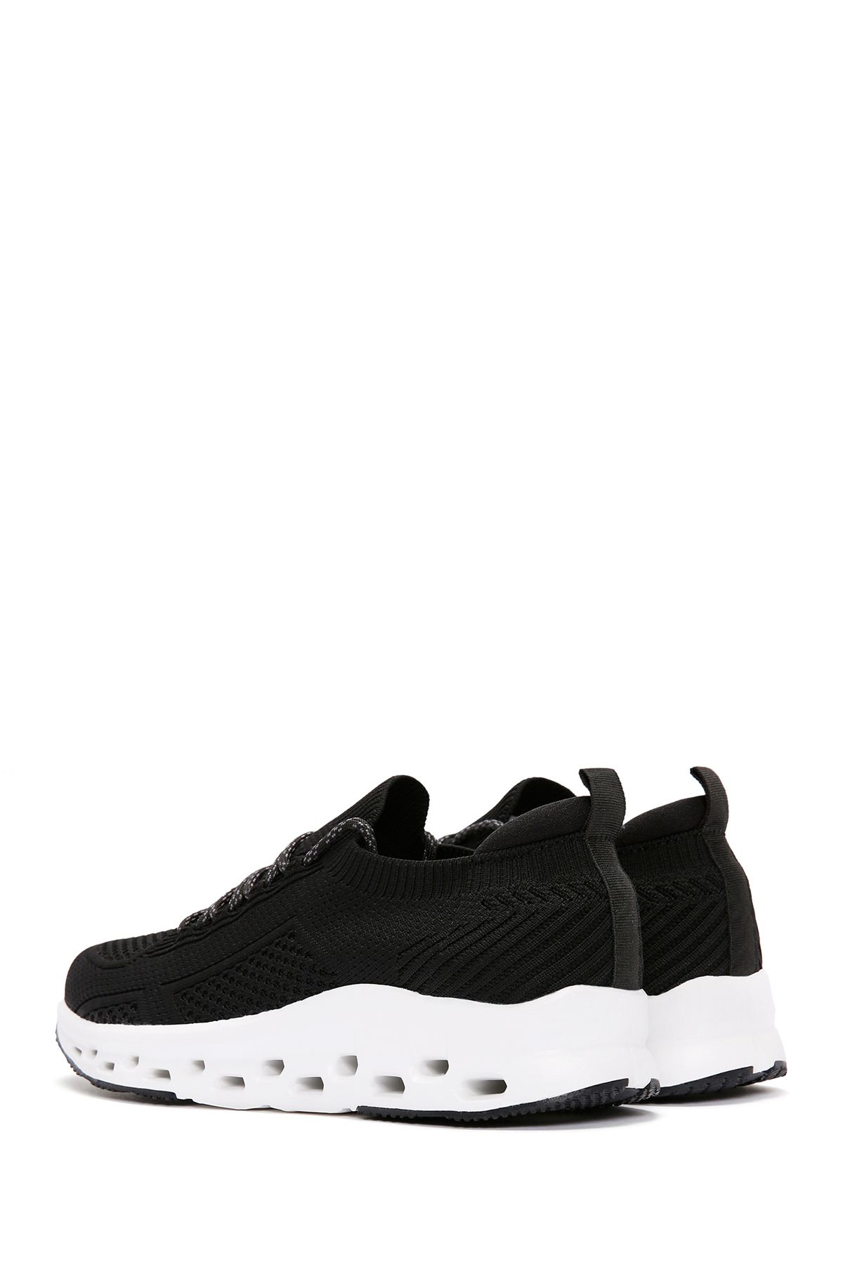 Zero Erkek Siyah Bağcıklı Kalın Tabanlı Sneaker 24sfd69316f - 5