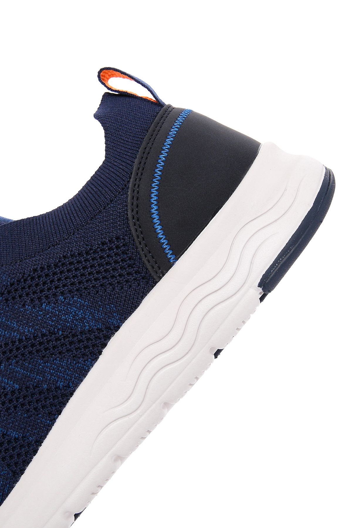 Zero Erkek Lacivert Bağcıklı Kalın Tabanlı Kumaş Sneaker 24sfd69546f - 8