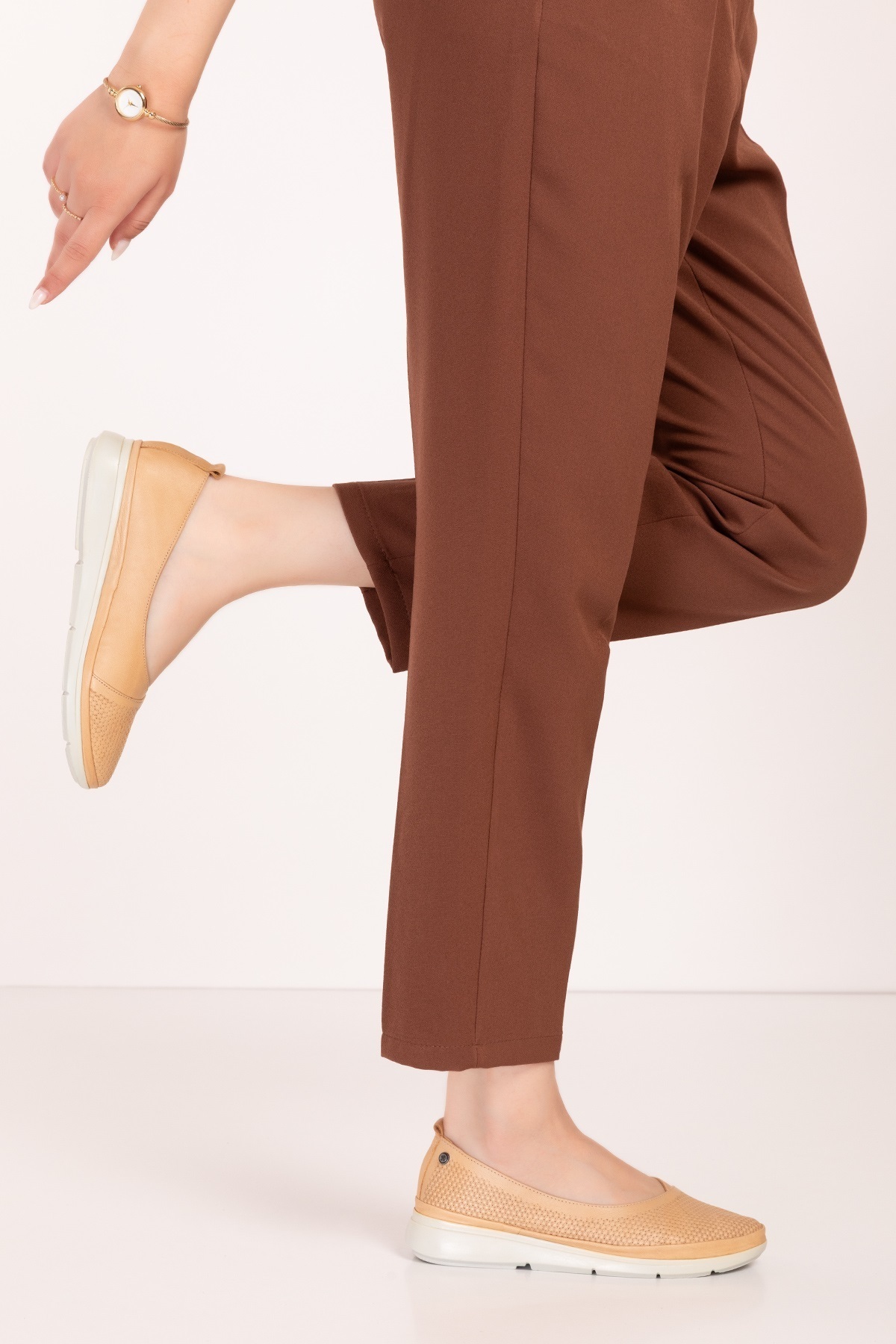 Gondol-Γνήσιο δέρμα Summer Daily Comfortable Ballerina Vtg.401 4