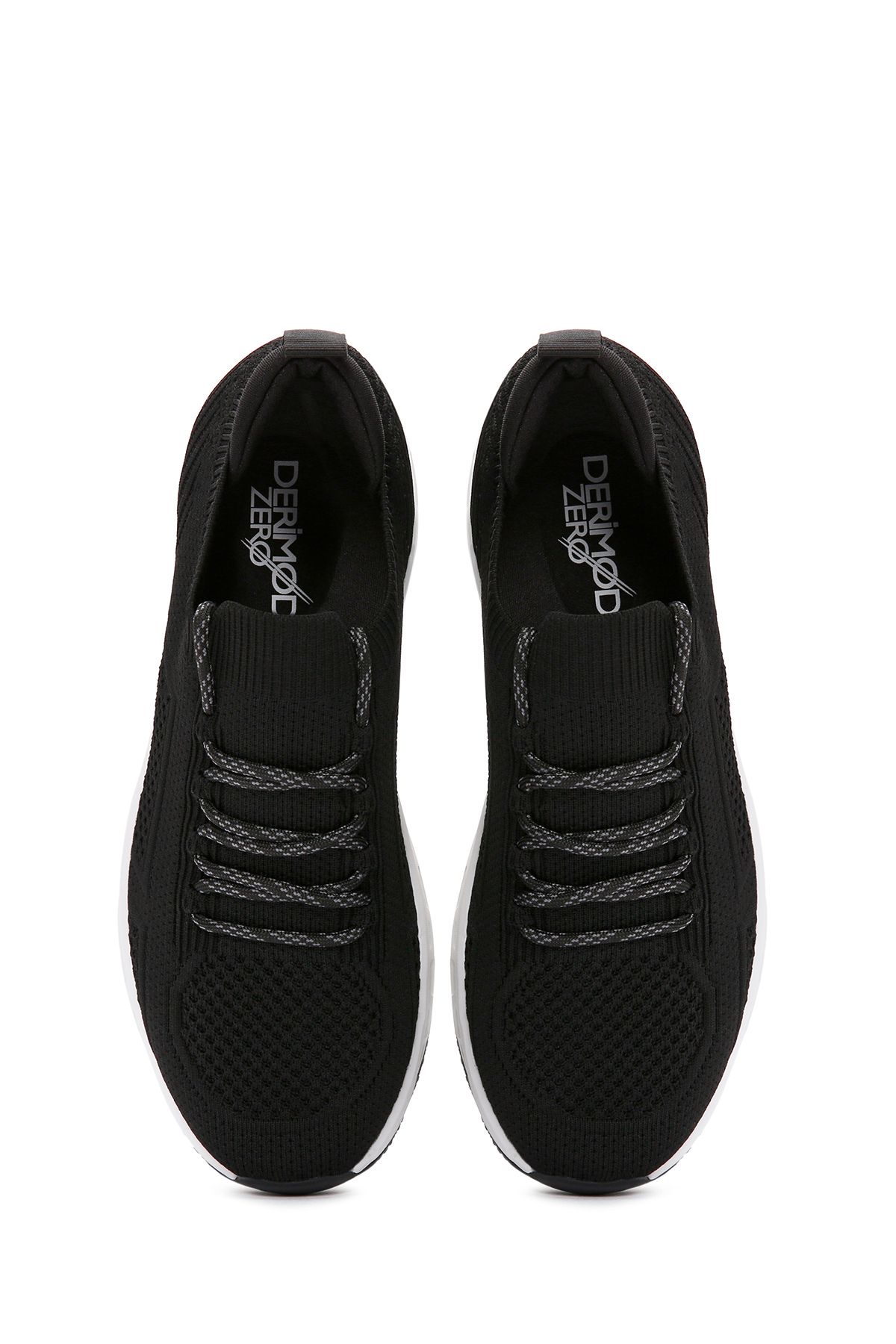 Zero Erkek Siyah Bağcıklı Kalın Tabanlı Sneaker 24sfd69316f - 7