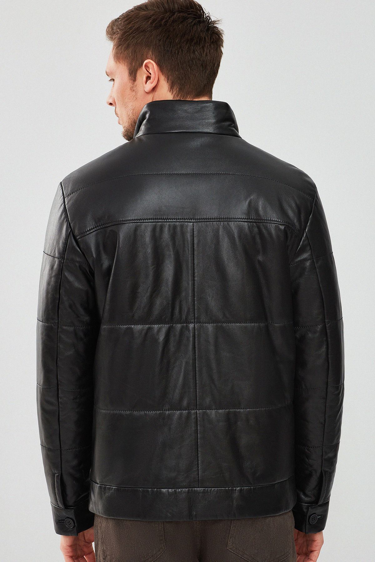 Derimod-Lorenzo Men's Black Puffer Jacket - 23wge65141m 5