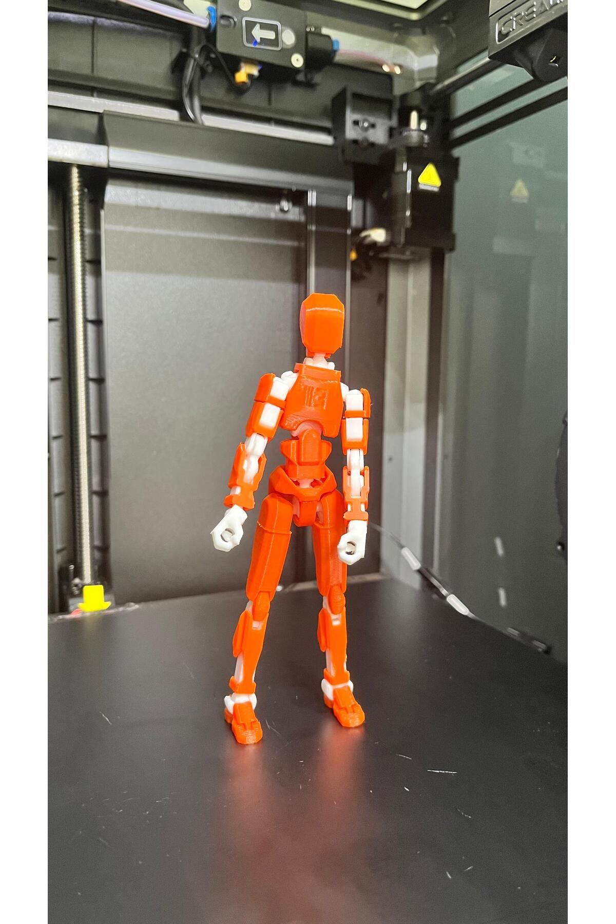 MedSan3D Dummy 13 Aksiyon Figürü Tüm Eklemleri Hareketli Figür Oyuncak Turuncu-Beyaz