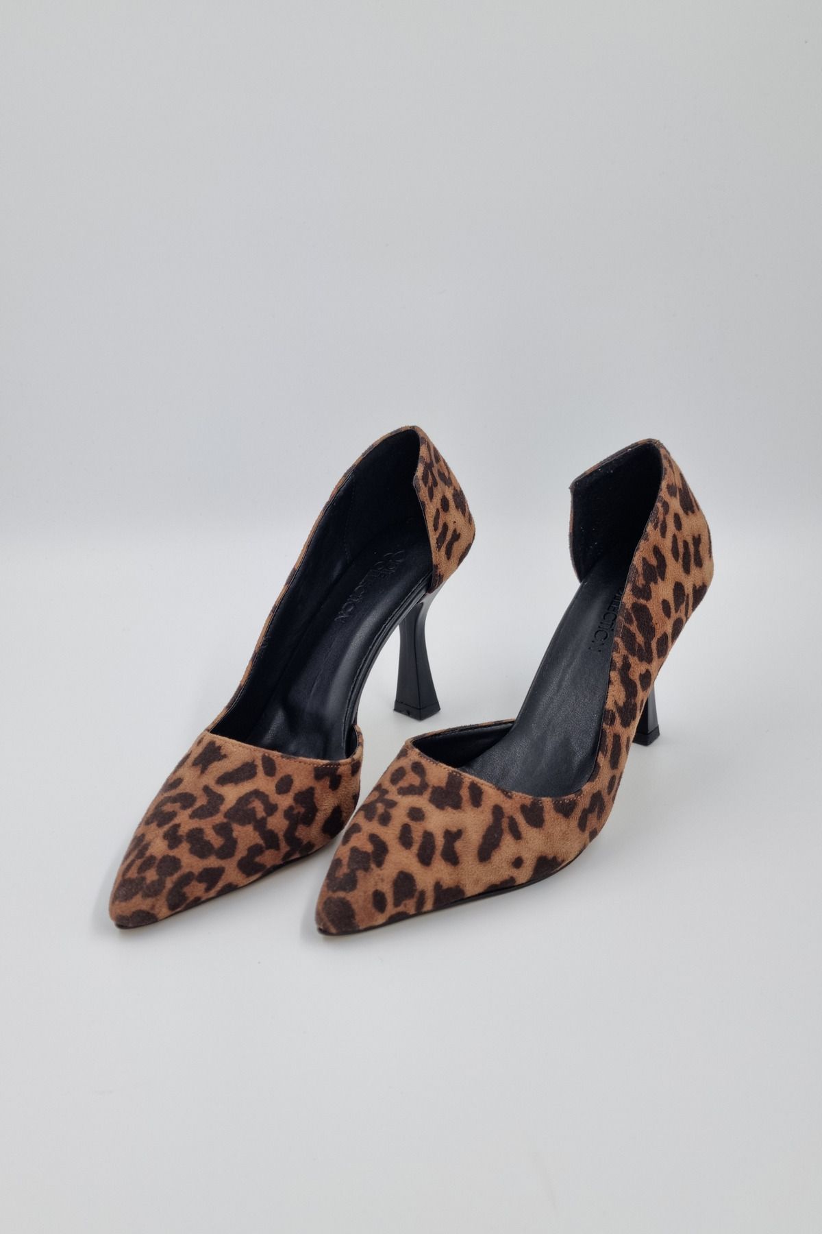 Odie Collection-Leopard Patterned Stylish Daily Night Pointed Toe Low-Cut Stiletto 8