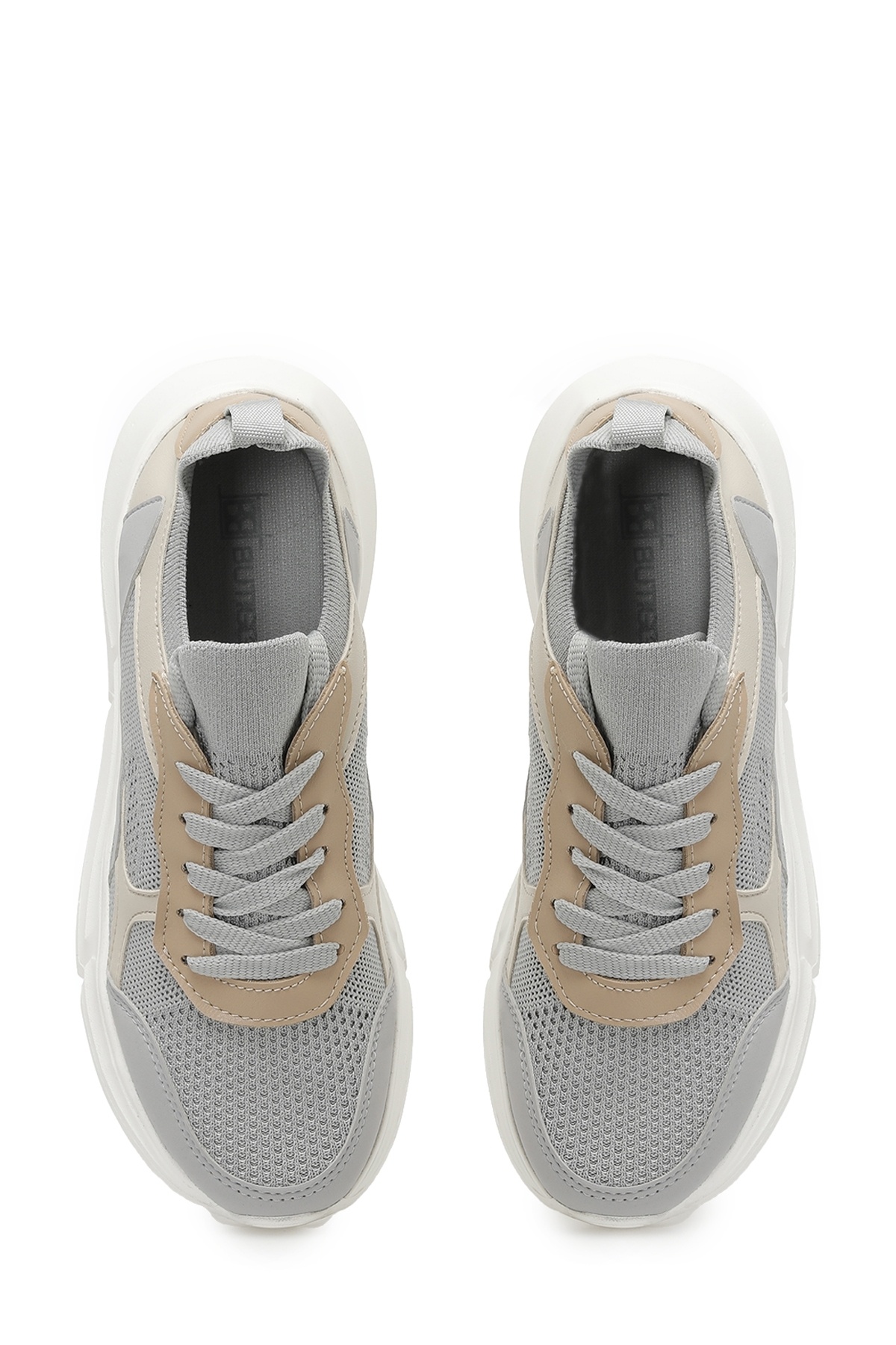 Butigo-GETRO 3PR Μπεζ Γυναικείο Sneaker 4