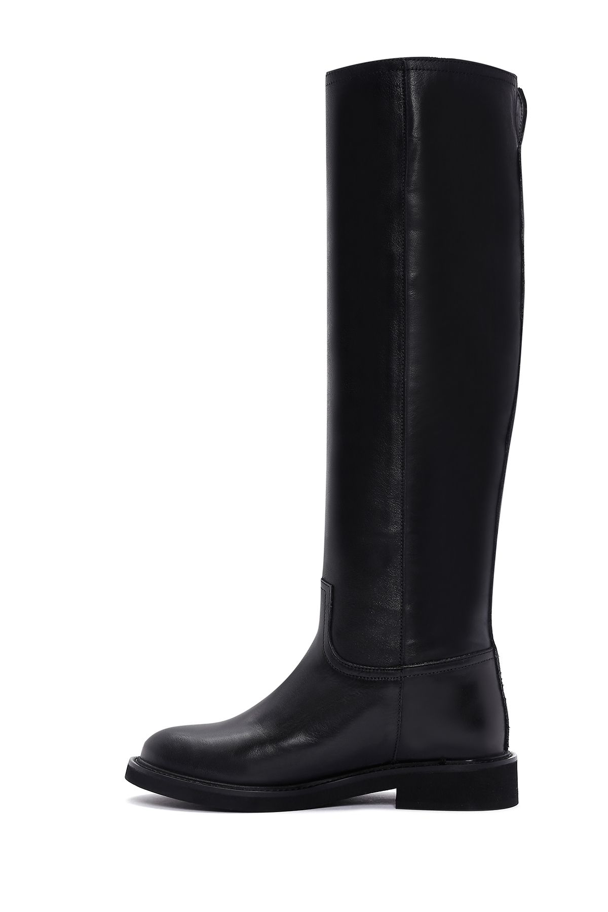 Derimod-Women's Black Leather Casual Leather Boots 24Wfd 550618 4