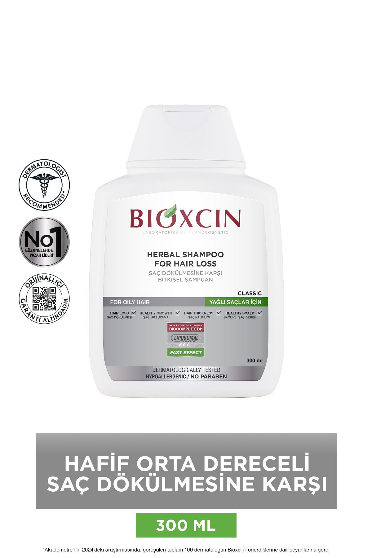 Bioxcin-Genesis Yağlı Saçlar Için Şampuan 3x300 ml- 3