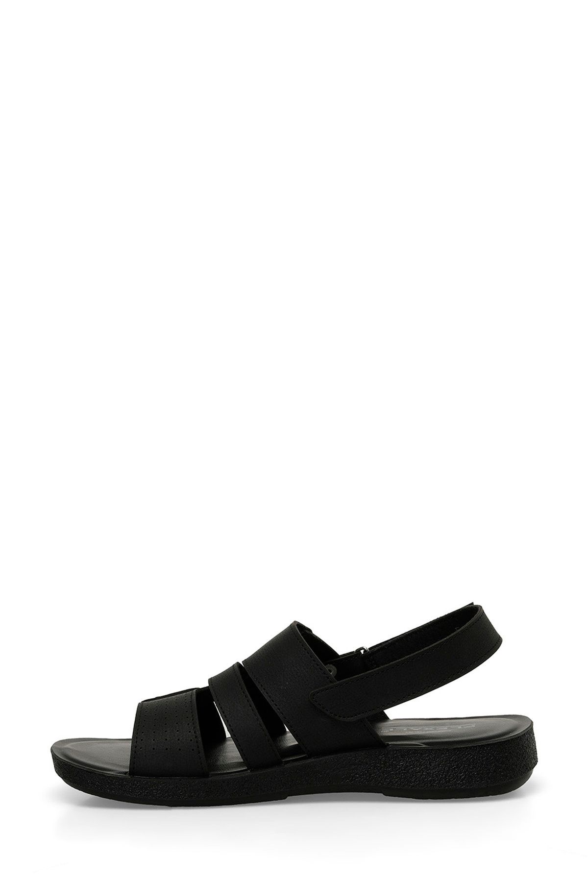 Flexall-CURASS 4FX Schwarze Herrensandalen 3