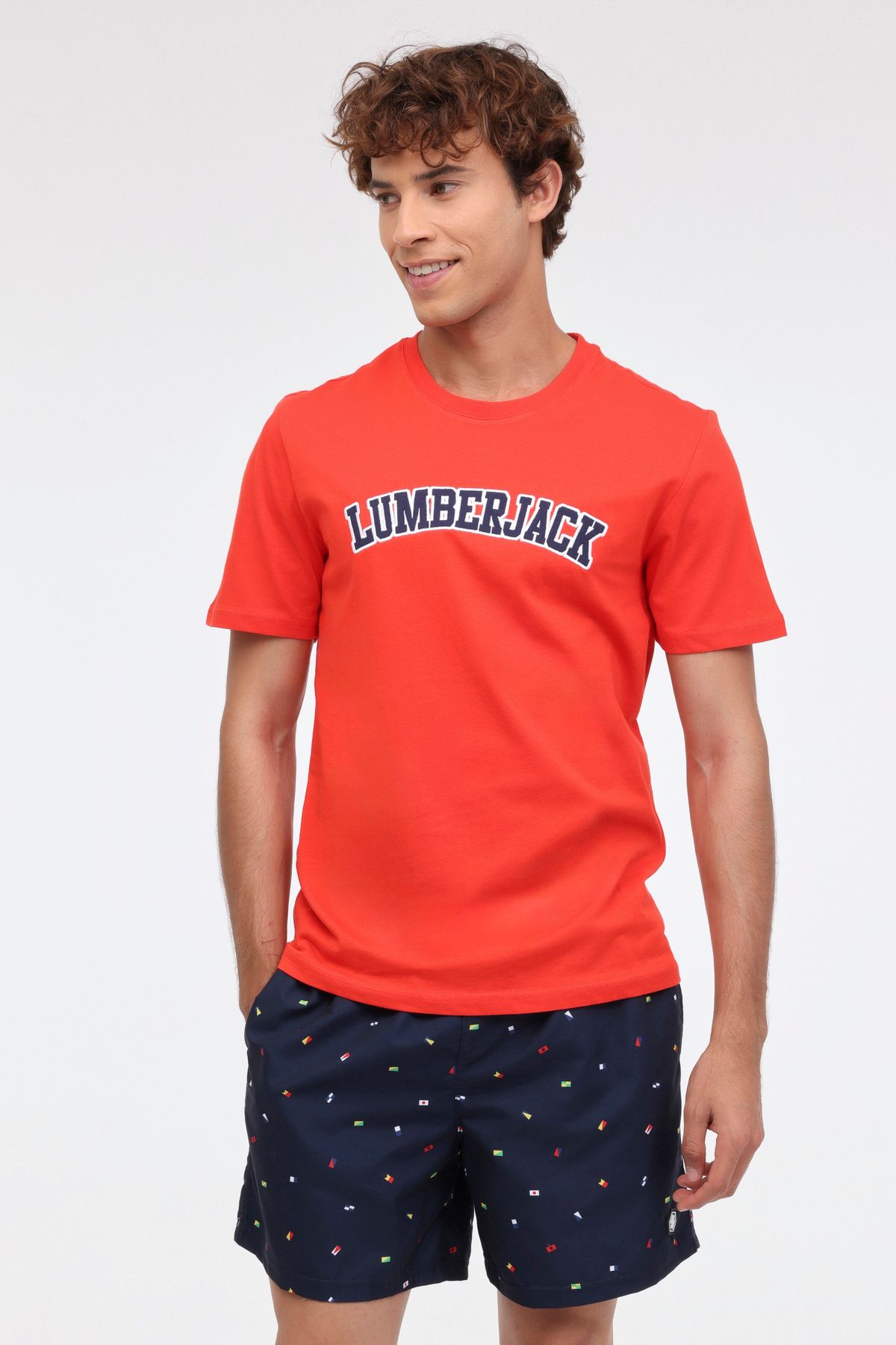 lumberjack-ML REX19DS1015 4FX - Men's Navy Blue Sea Shorts 3