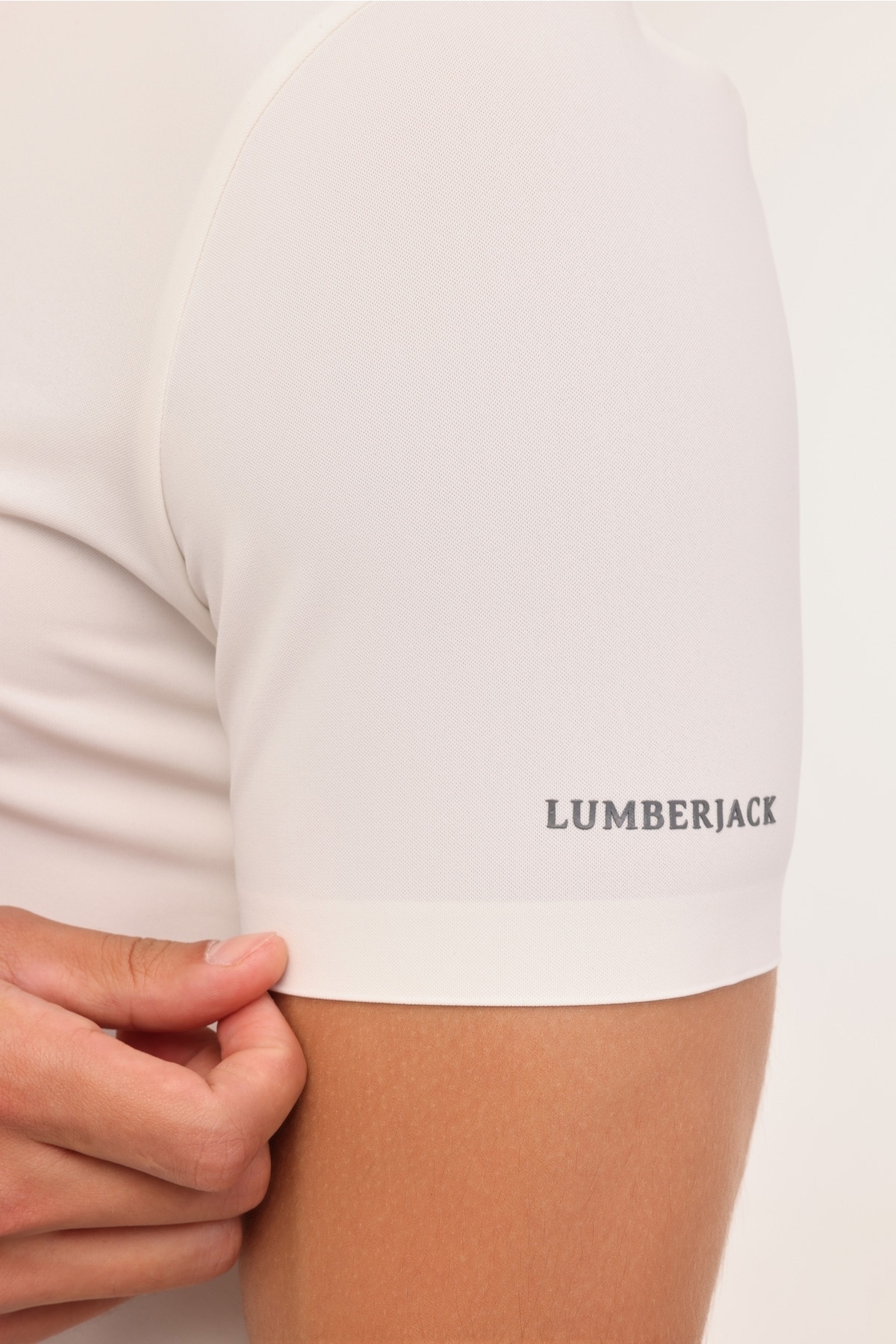 lumberjack-تي شيرت رجالي بأكمام قصيرة من ML HEST 12C-QA1001 4FX ECRU 5