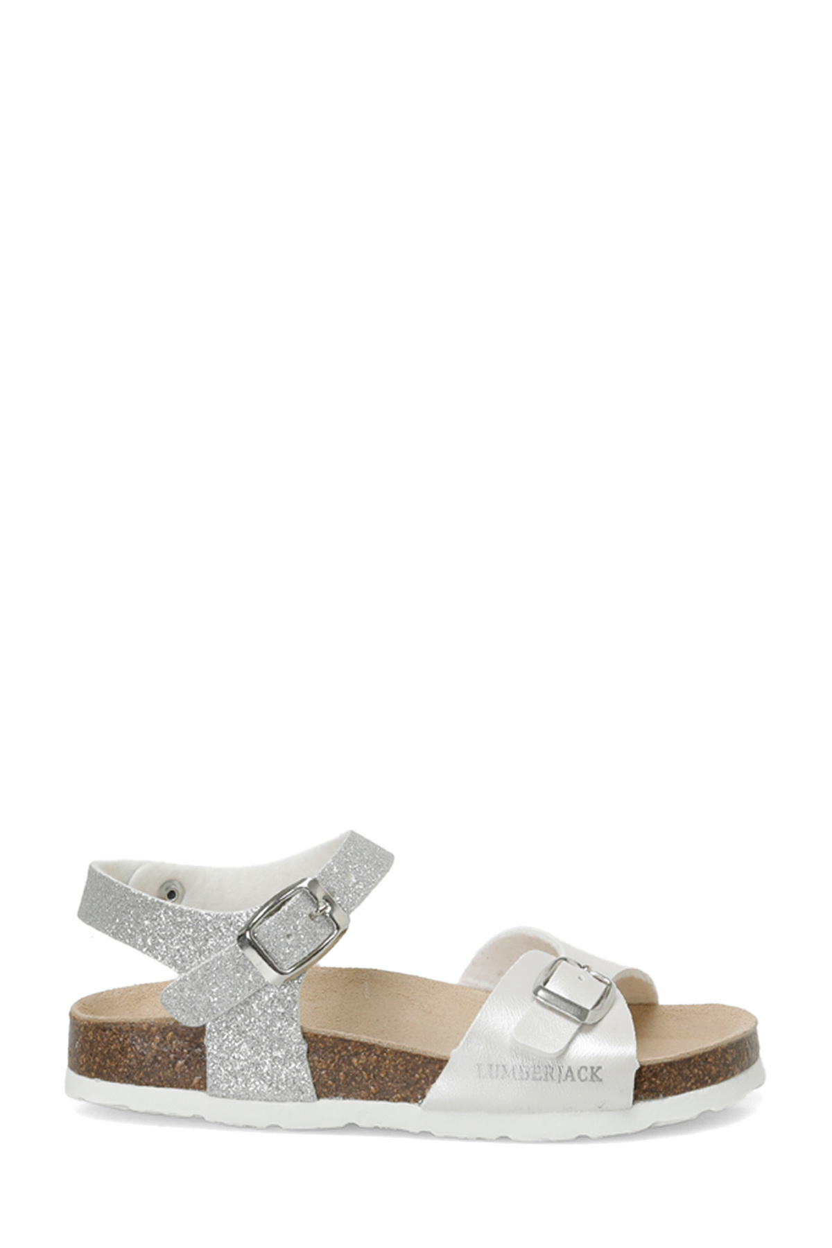 lumberjack-Girl's Silver Slippers BLONI 4FX 1
