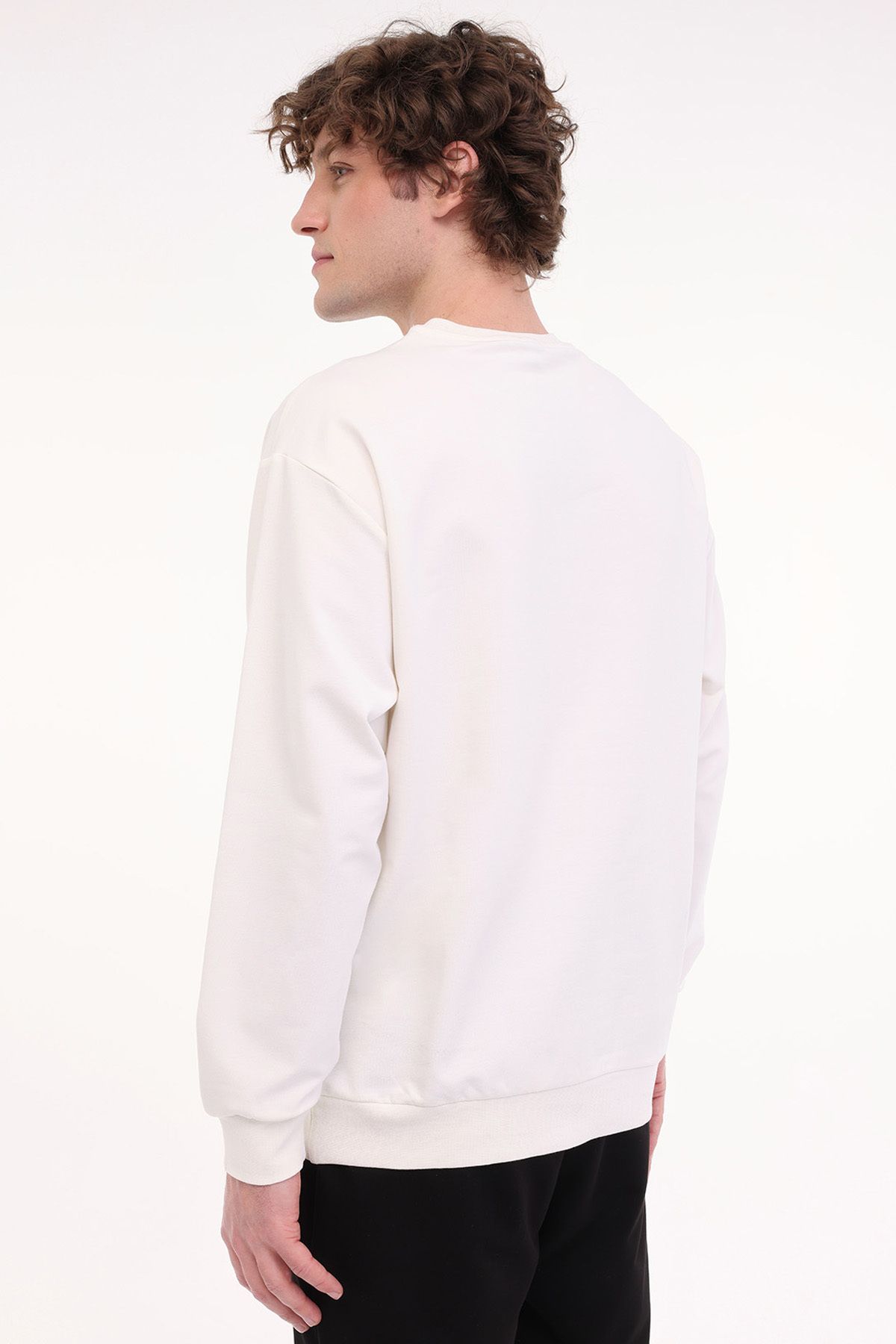 Kinetix-Mb 16Sn90 5Fx Ecru Men's Sweatshirt 2
