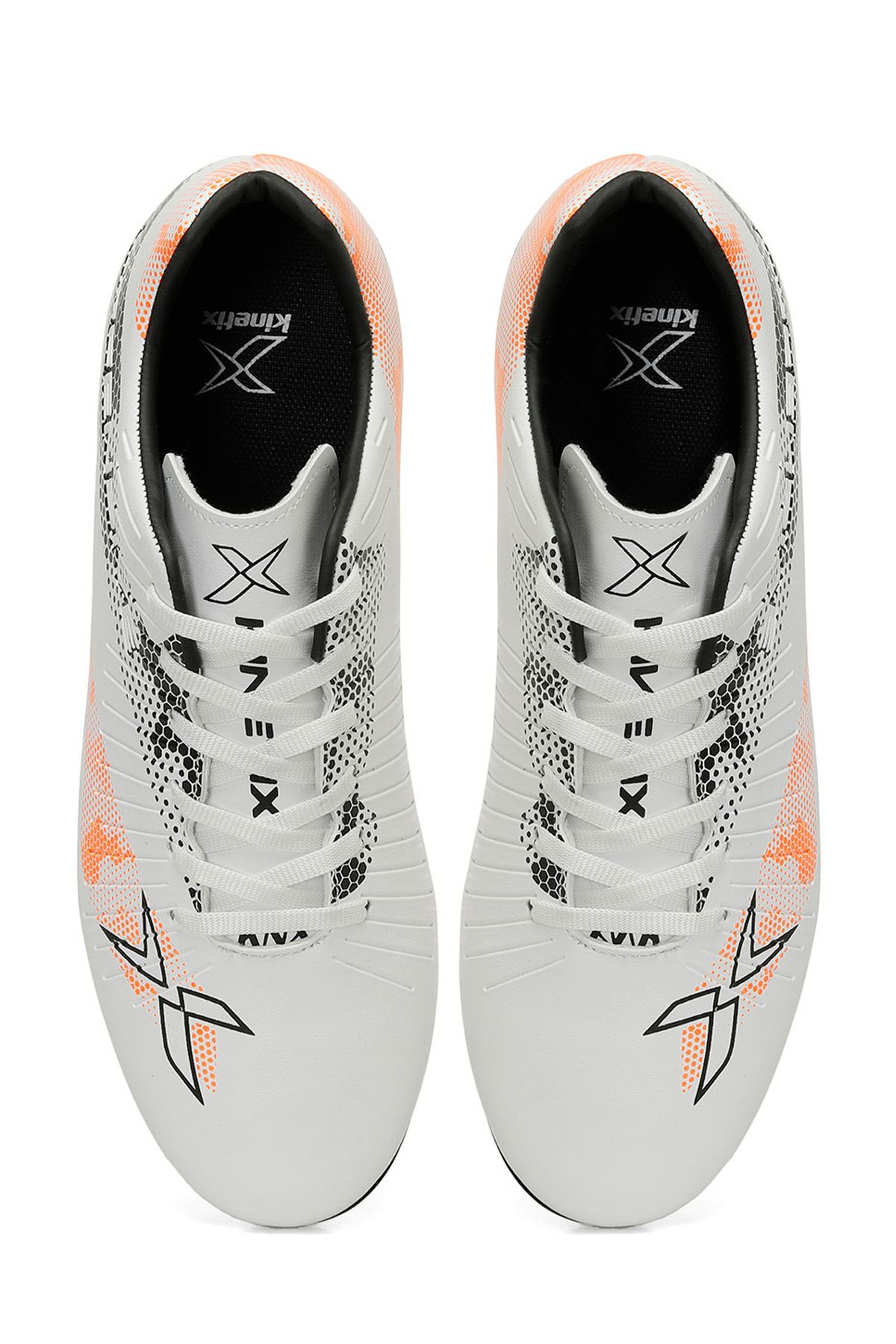 Kinetix-Ghete de fotbal pentru bărbați HYDE AG 4PR albe 4
