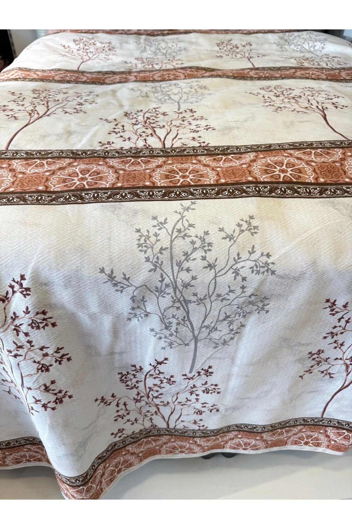 ŞENER HOME-Border Pattern Printed 150X240 Cm. Single Single Pike 4