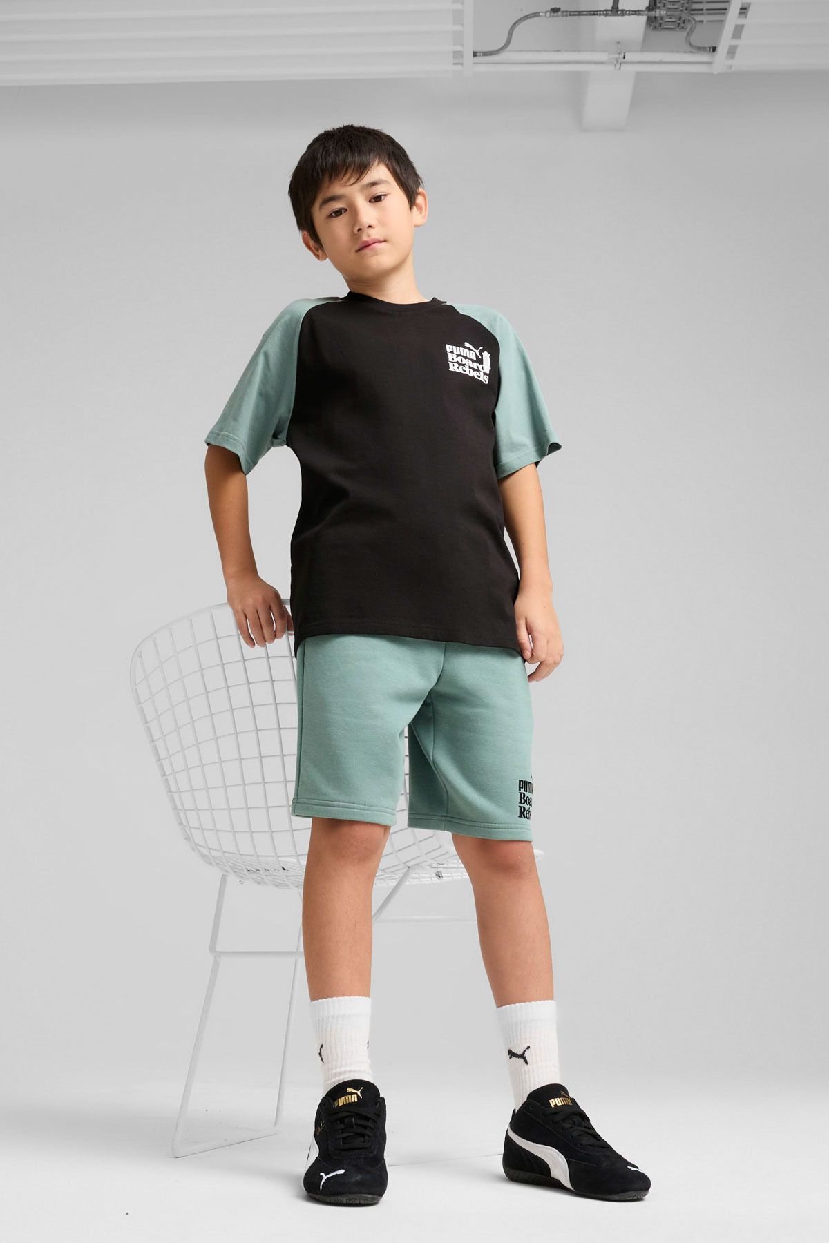 MID90S Long Shorts TR B Yeşil Erkek Çocuk Şort - 3