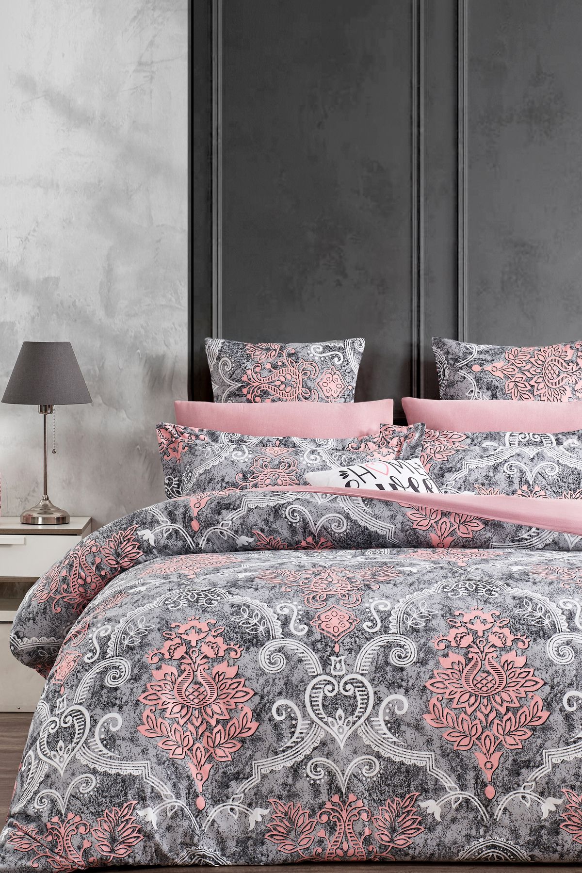 Always-Double Sided Double Duvet Cover Set with Elastic Sheet 4