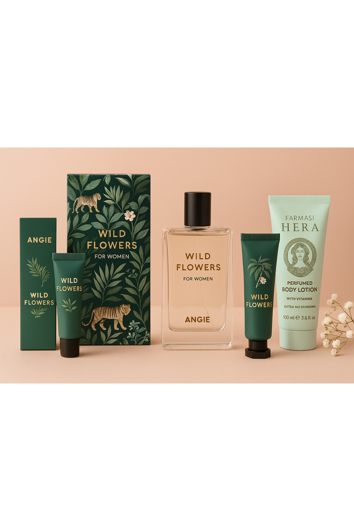 Angie Wild Flowers 100ml Kadın Parfüm Seti — wildjanjan