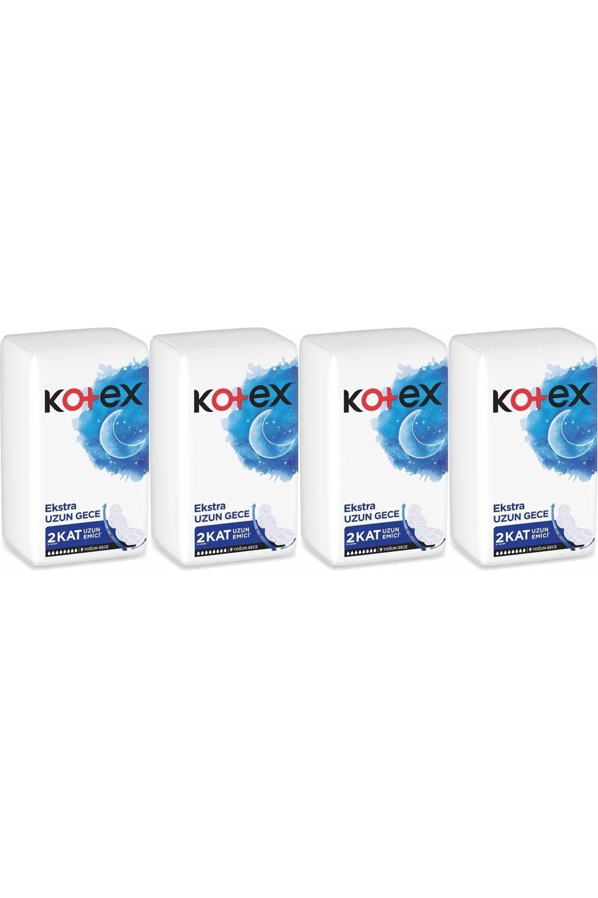 Kotex Hijyenik Ped Ekstra Uzun Gece 36 Lı Set (4PK*9)