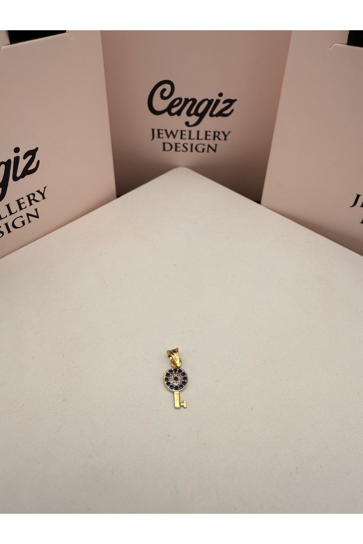 cengizjewellery 14 Ayar Altın Anahtar Kolye Ucu