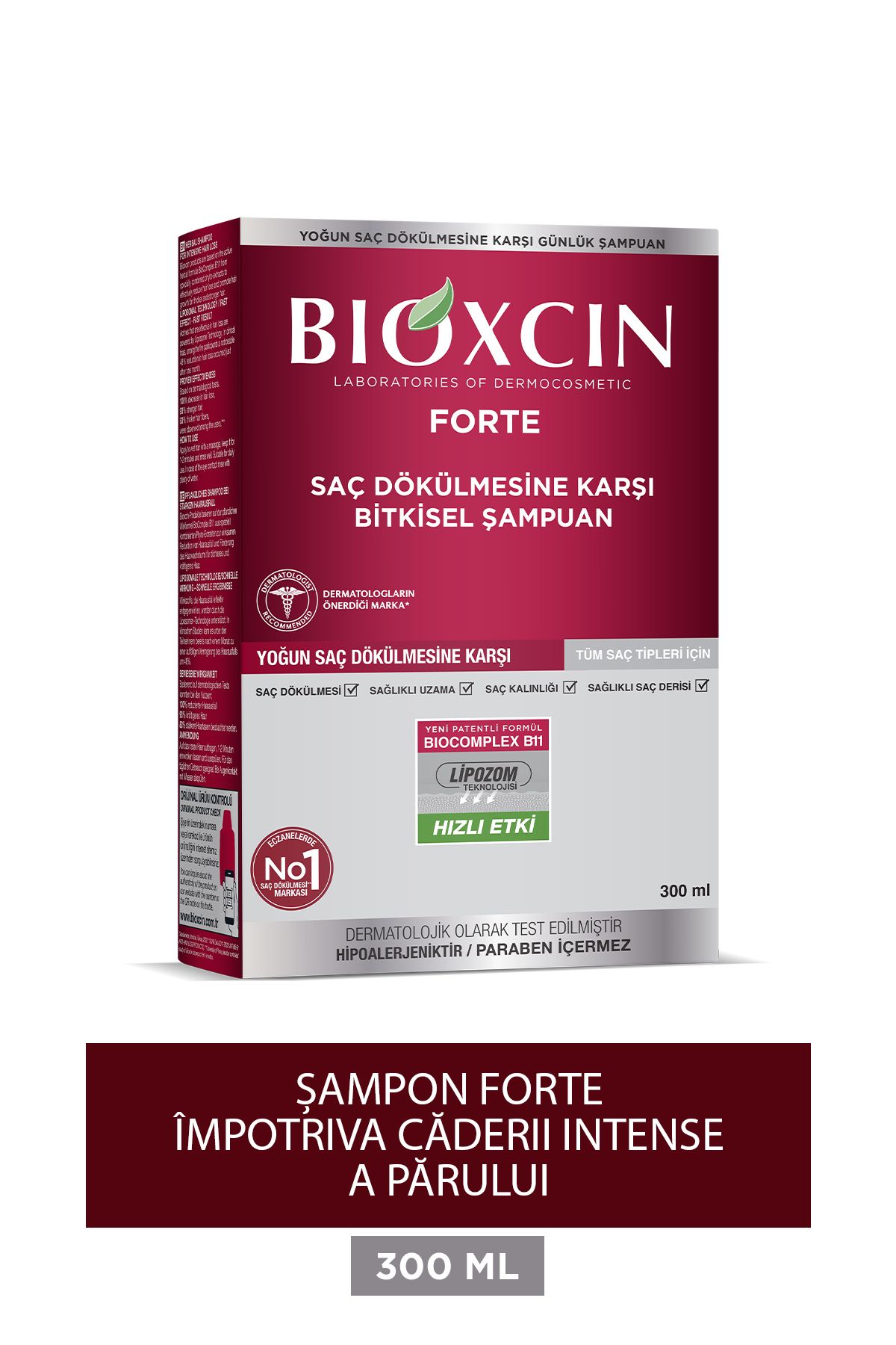 Bioxcin-Șampon Forte pentru toate părurile 300 Ml 1