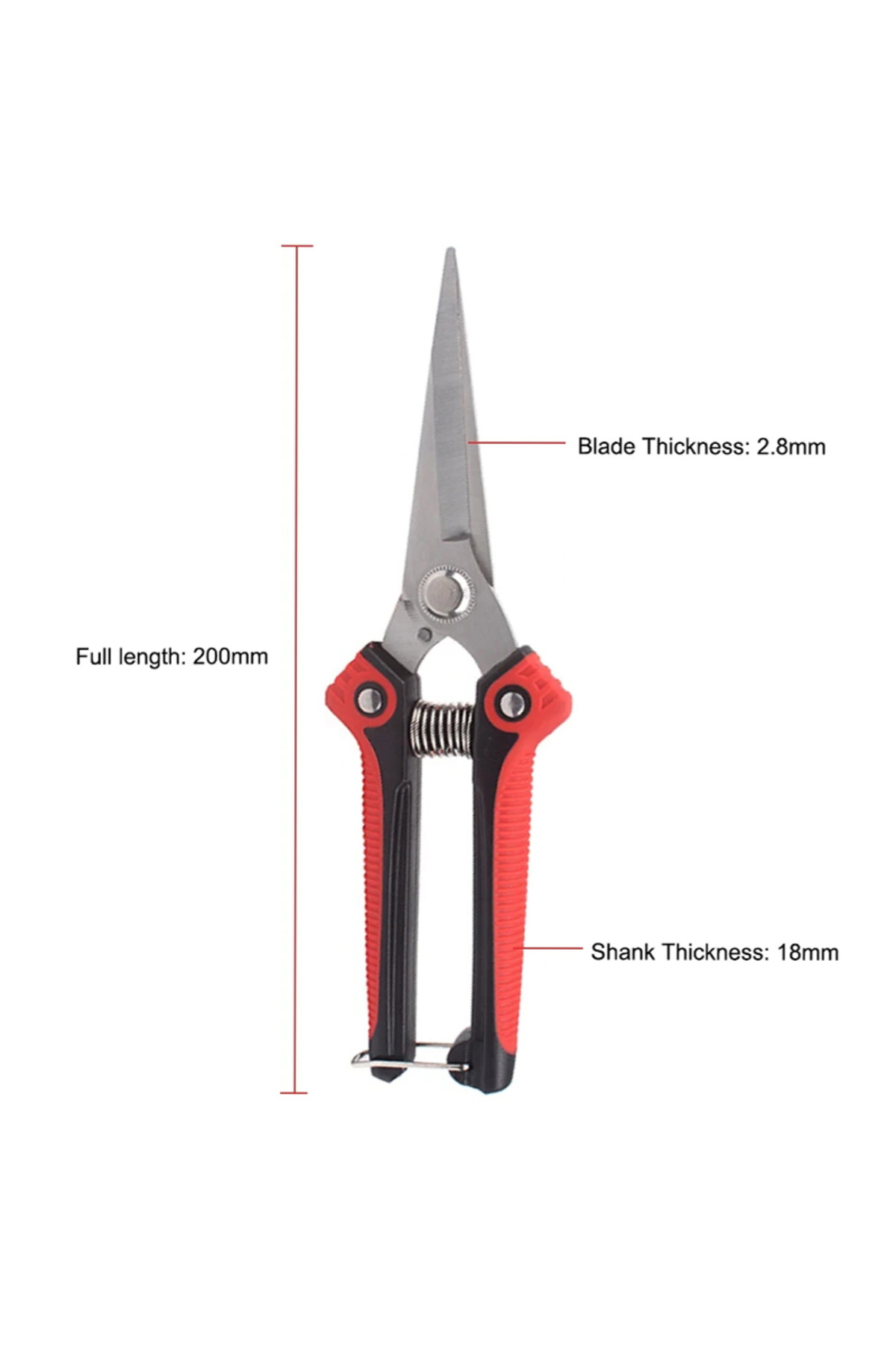 Choice-Stainless Steel Pruning Shears Sharp Branch Scissors with Non Slip Handle for Garden Fruit Tree T... 6