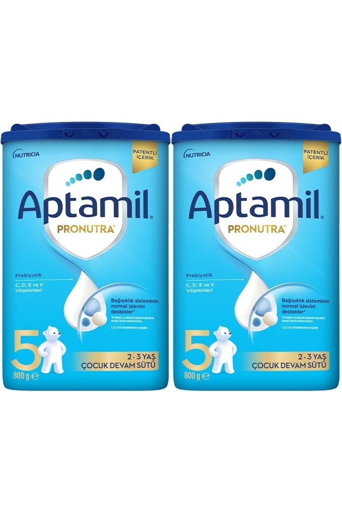 Aptamil Nutrıcıa Aptamil Pronutra 800GR Devam Sütü No:5 (2-3 Yaş) (2 Li Set)