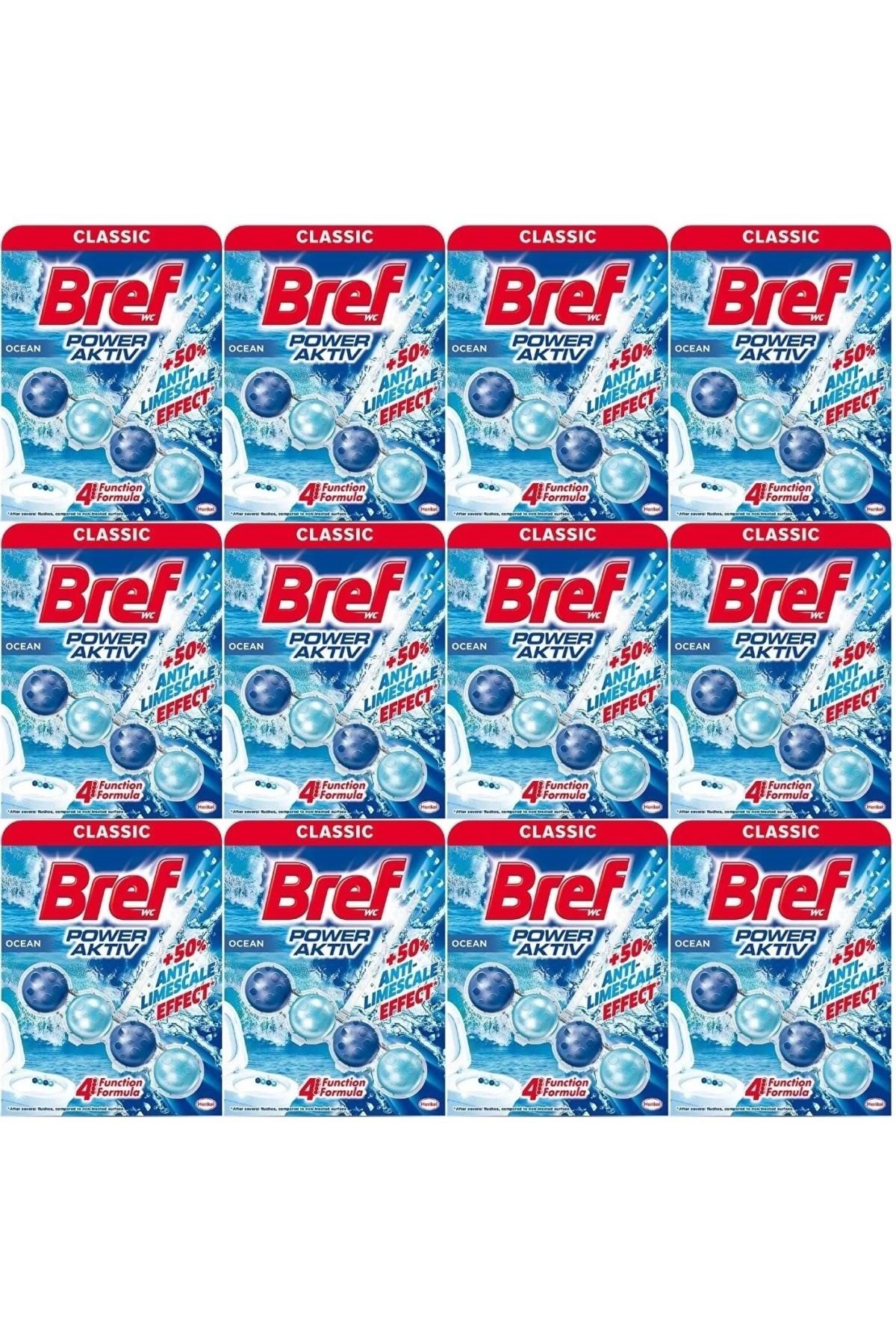 Bref Power Aktiv Klozet Bloğu Okyanus Kokulu (12 Lİ SET) (12PK*1)