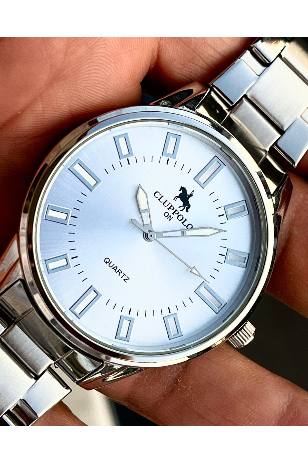 هدیه ساعت مچی ورزشی مردانه بند فولادی فصلی جدید