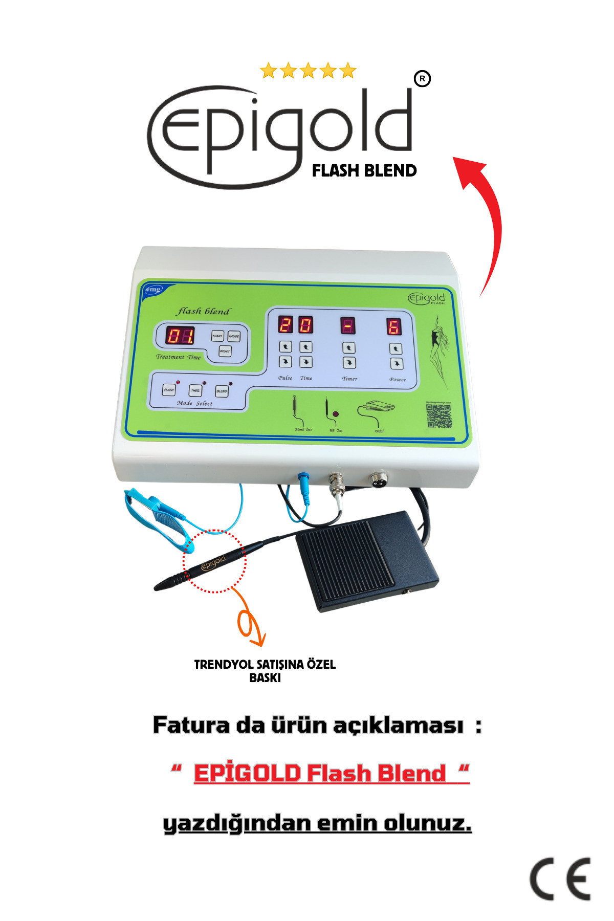 Epigold Iğneli Epilasyon Cihazı Flash Blend — flashblend01 — تصویر 2 از 3