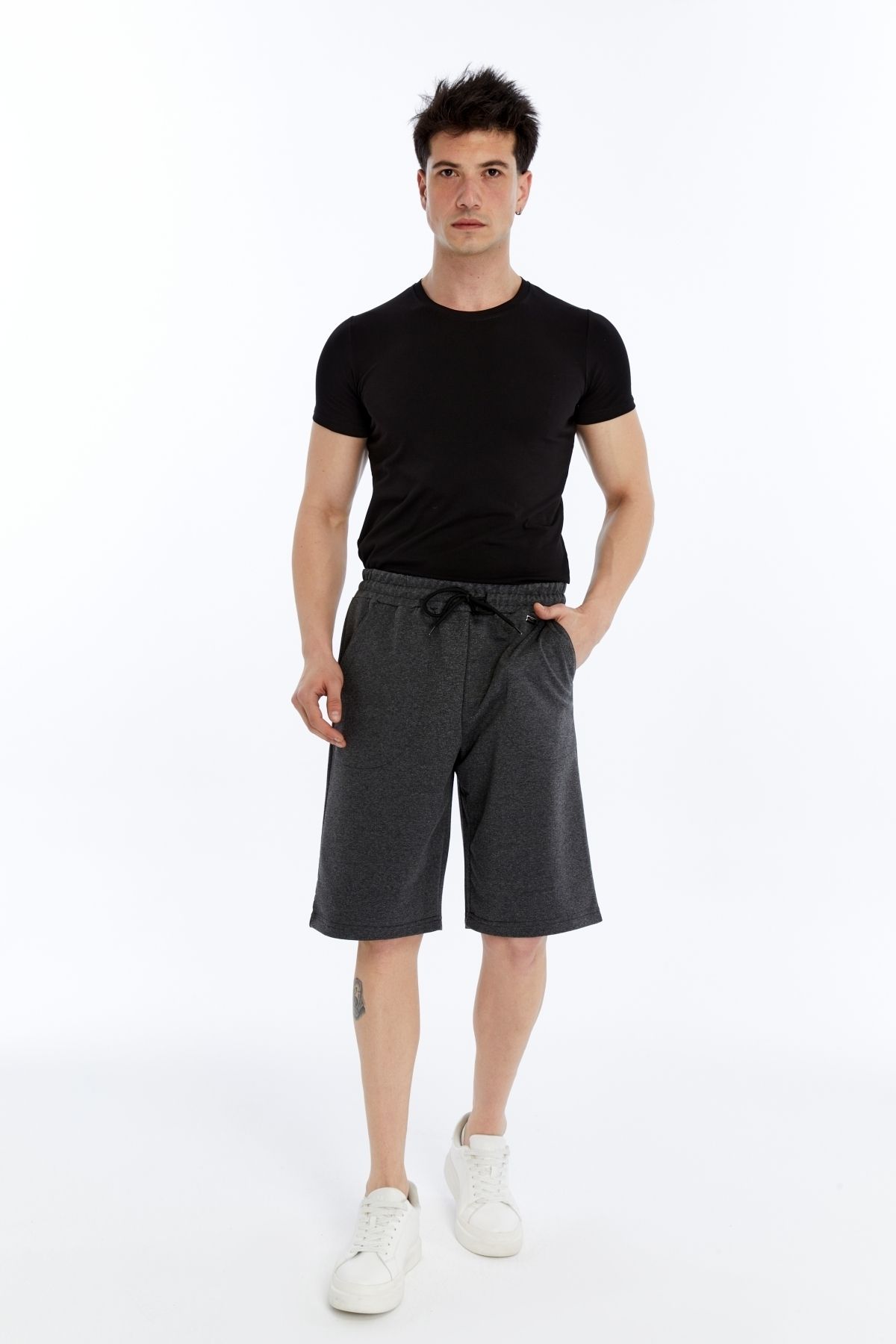 AXXEL-Men's Anthracite Bermuda-B490 4