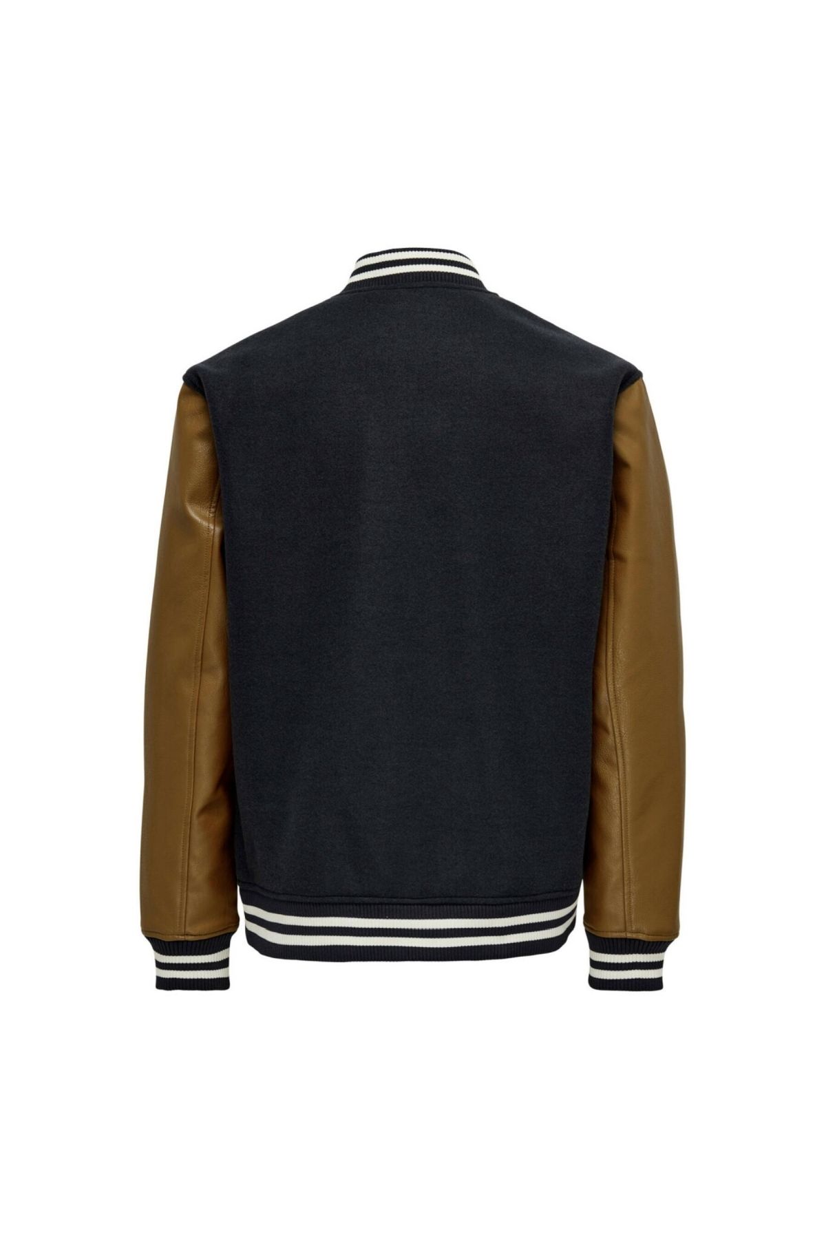 کاپشن آبی مردانه Only Sons کت و Onsjay Varsity Jacket Otw 22022572 تیره Navy Only & Sons