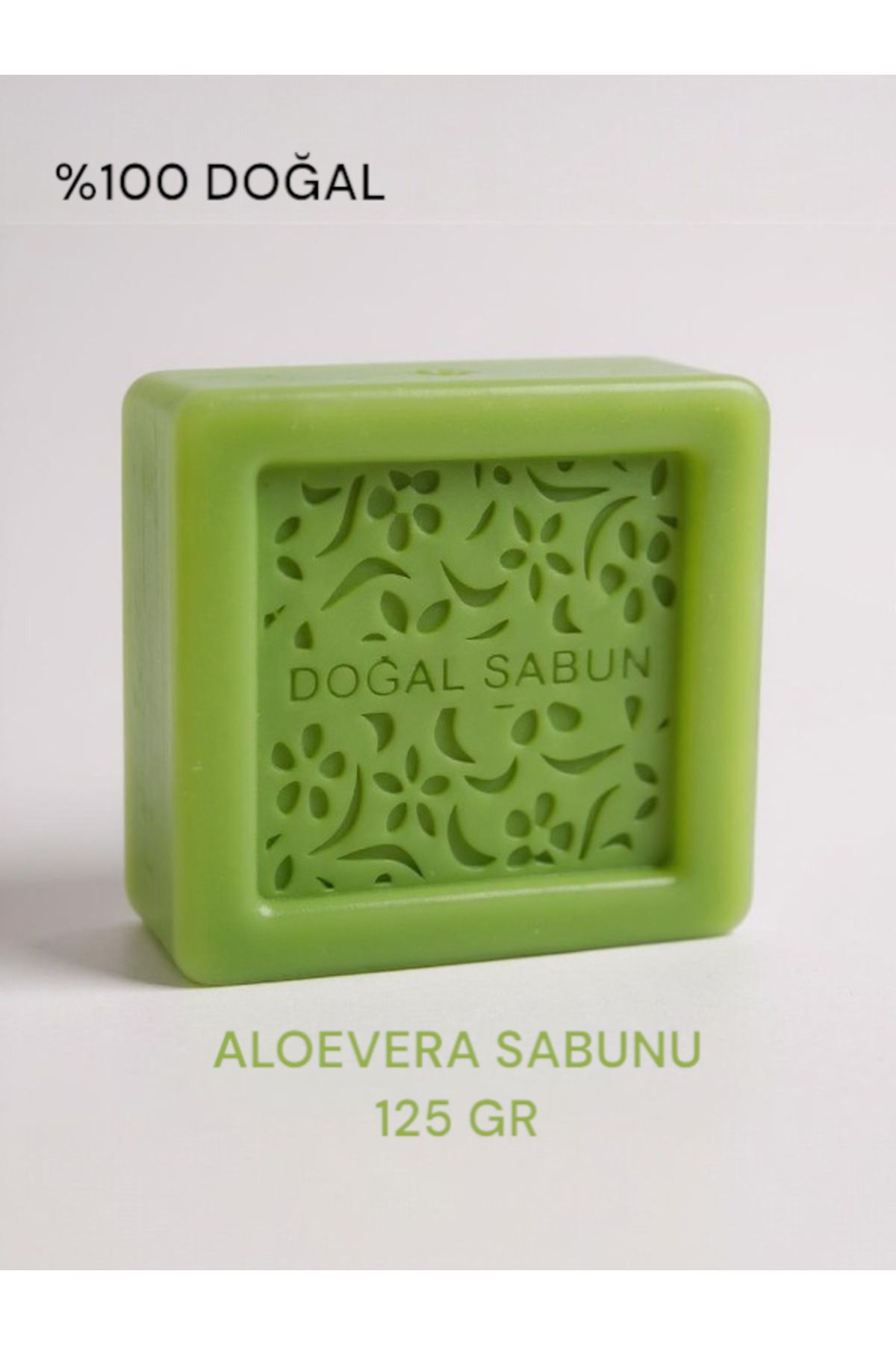 ANTEPLİHANI Doğal Aloe Vera Sabunu 125 gr – Ferahlatıcı Temizlik ve Doğal Bakım