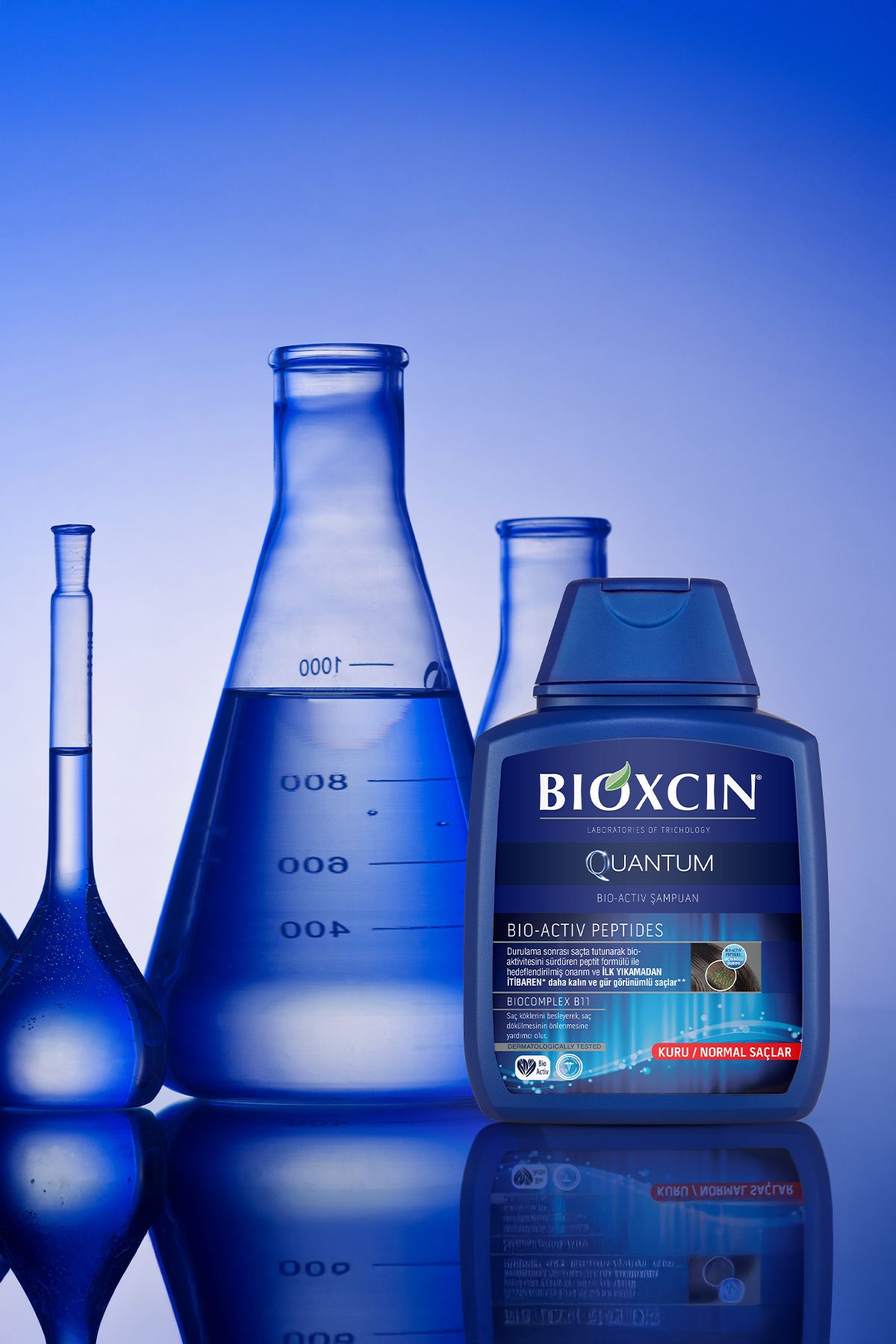 Bioxcin-Quantum pentru păr uscat și normal 300 ml CUMPĂRĂ 3 PRIMIȚI 2 - șampon anti-cădere pentru păr fin 2