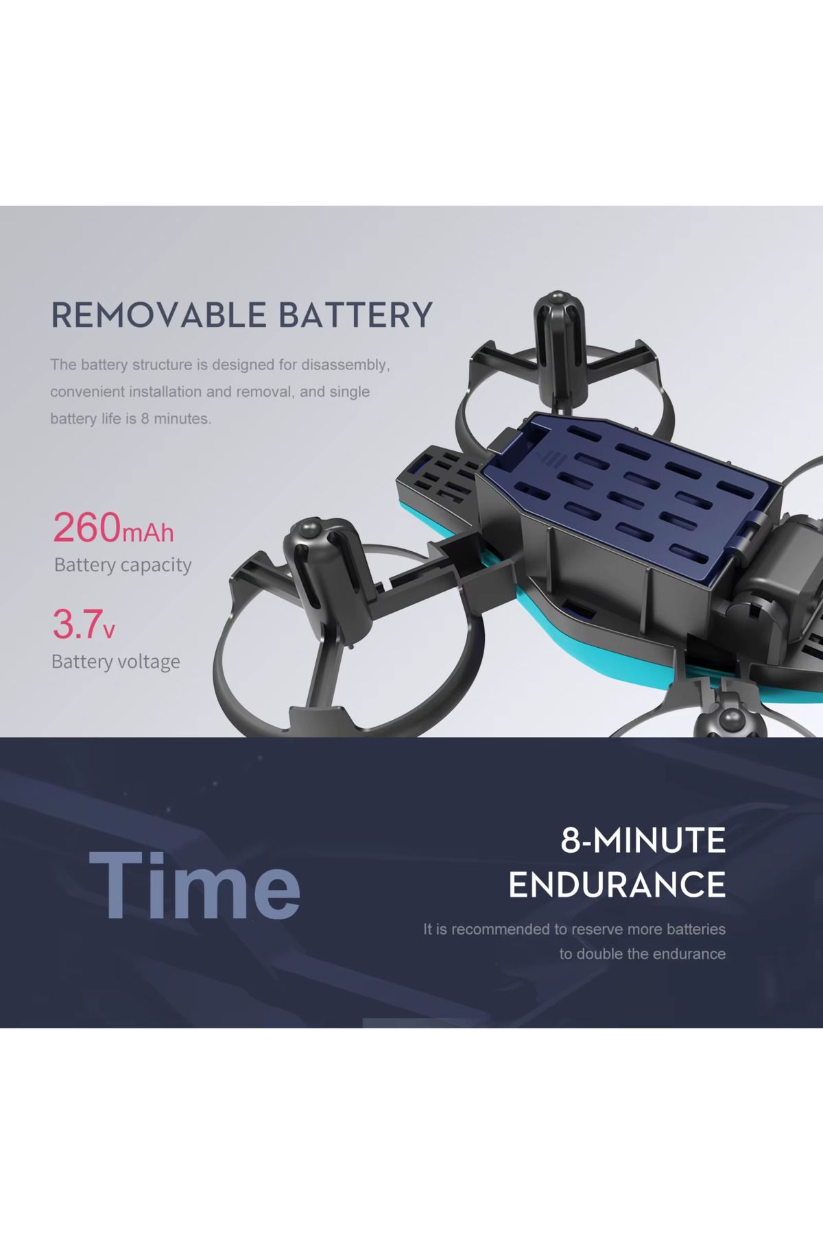 GT1-Mini Drone, Jhd Mini Drone 360 Degree Rotation With Blade Protection 2.4g Rc Drone Multicolor 8