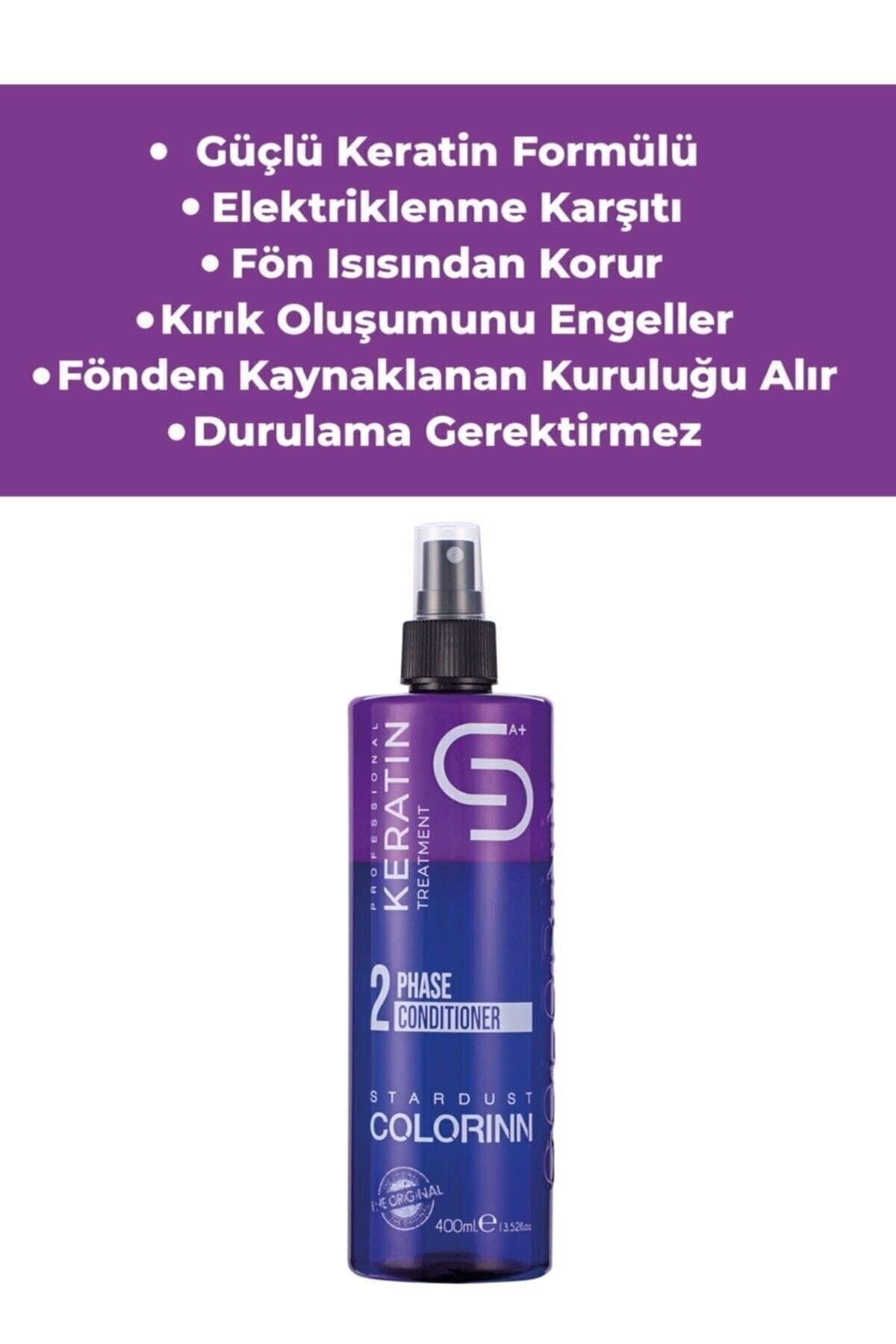 Colorinn Keratin Içerikli Çift Fazlı Fön Suyu 400 ml — 914 — تصویر 4 از 4