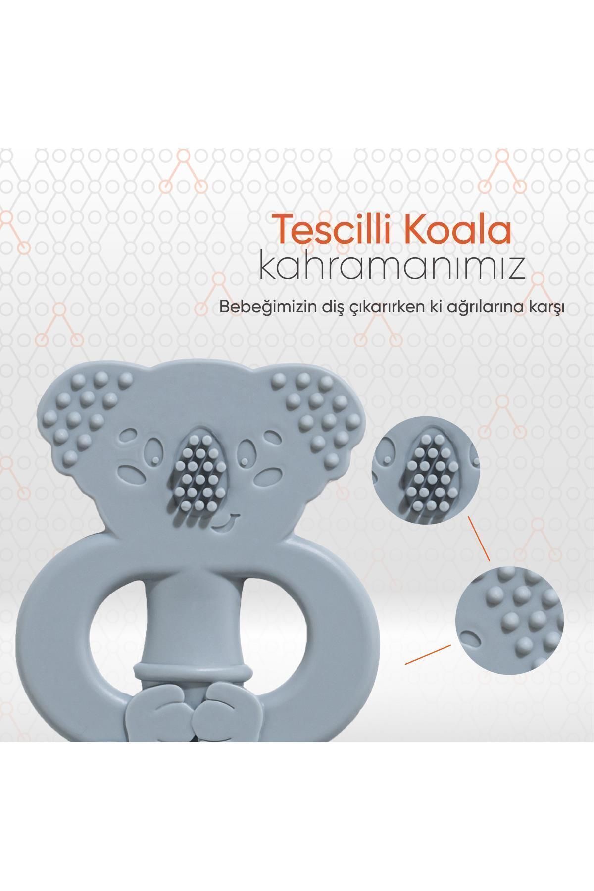 Gezenbebe Hero Bebek Diş Kaşıyıcı & Diş Fırçalama Eğitmeni Mist Gri, Dişlik fotoğrafı 3 (önizleme)