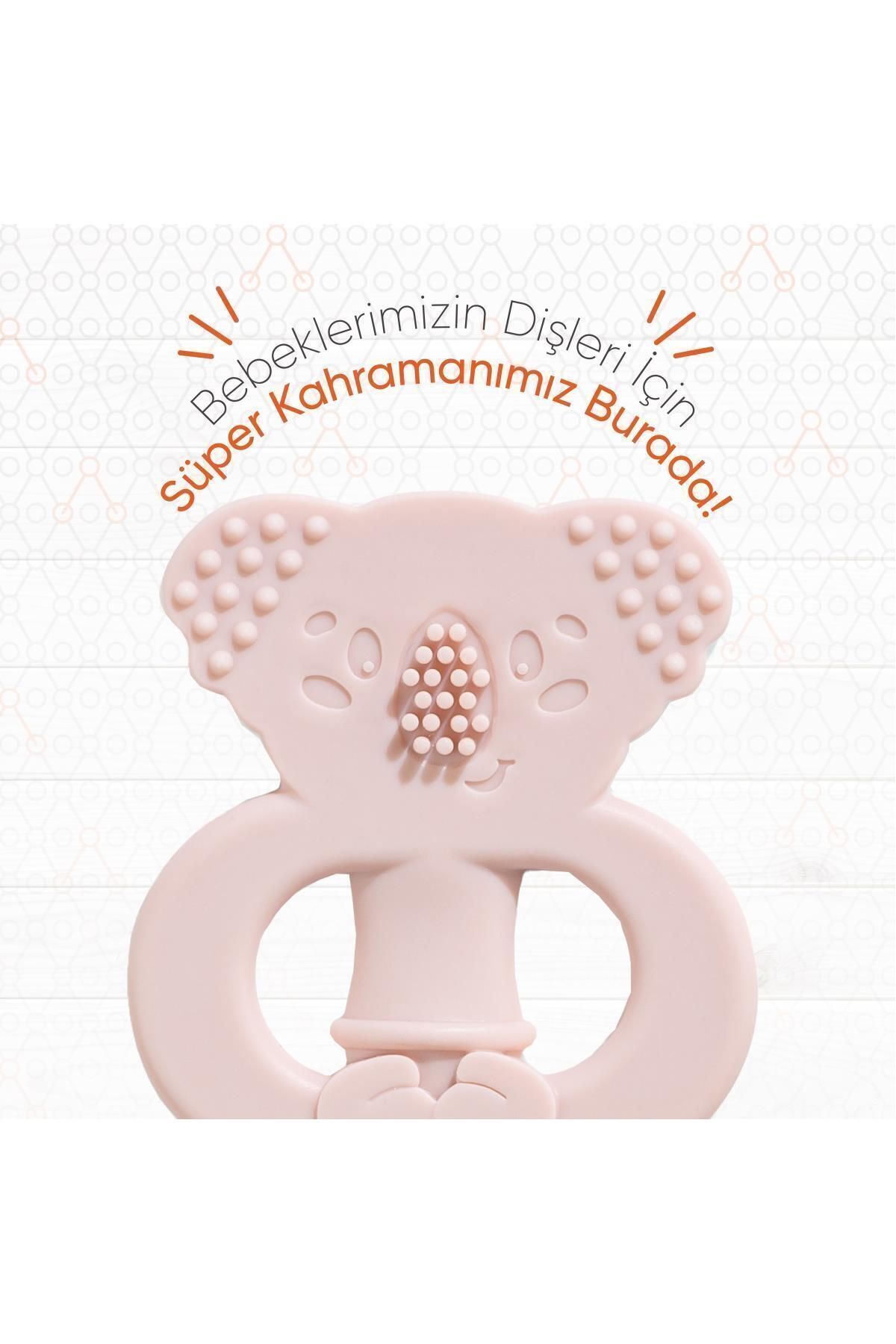 Gezenbebe Hero Bebek Diş Kaşıyıcı & Diş Fırçalama Eğitmeni Rose Pembe, Dişlik fotoğrafı 5 (önizleme)