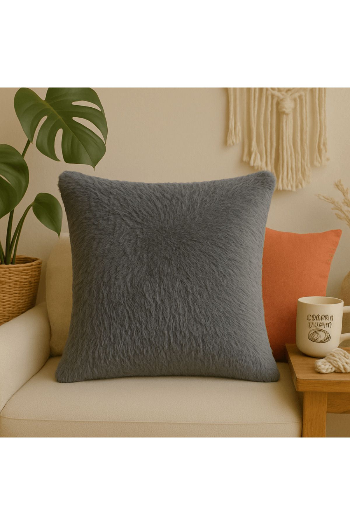 Comfy Sloth Peluş Kırlent Kılıfı - NUVELL