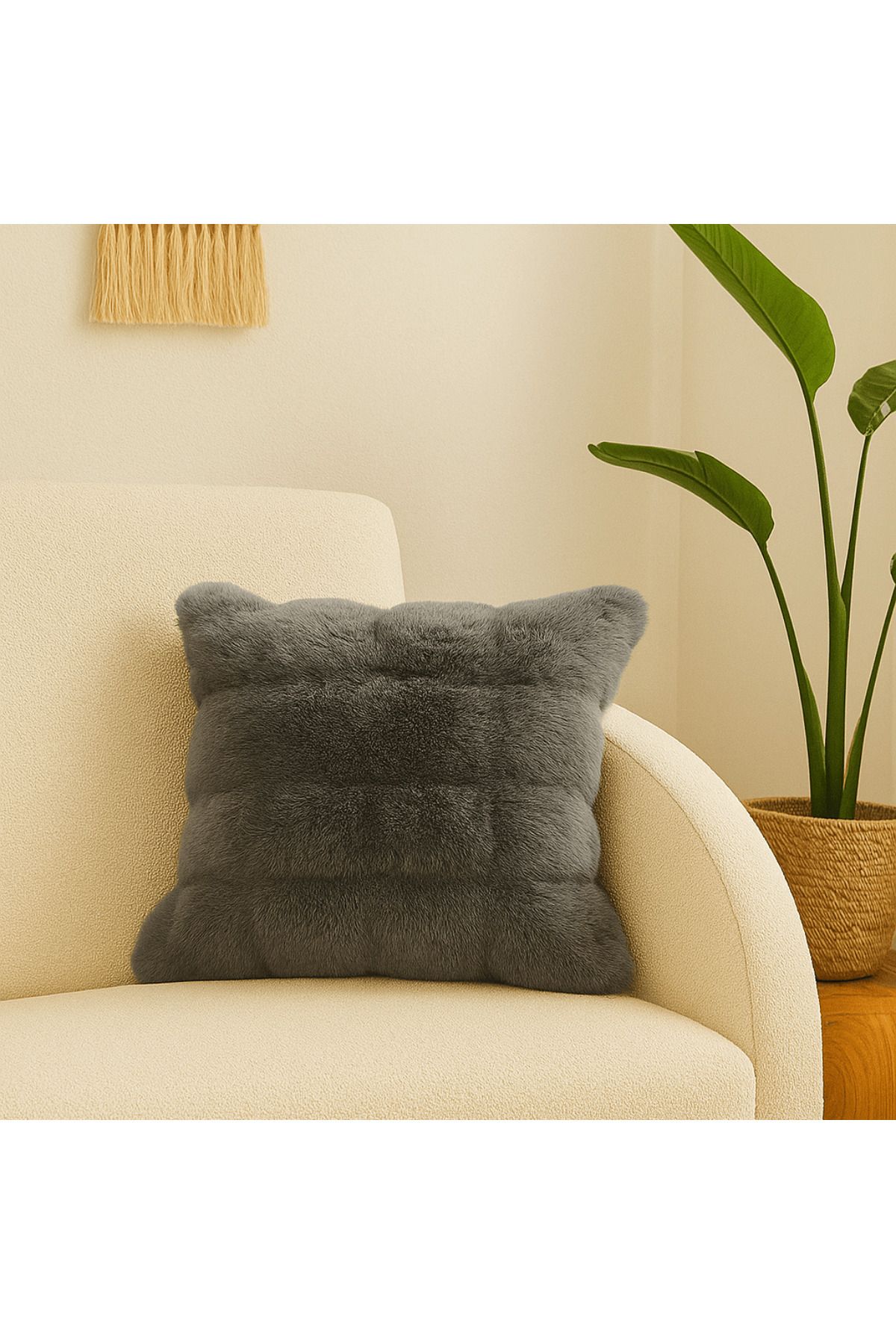 Comfy Sloth Peluş Kırlent Kılıfı - BOBBLE