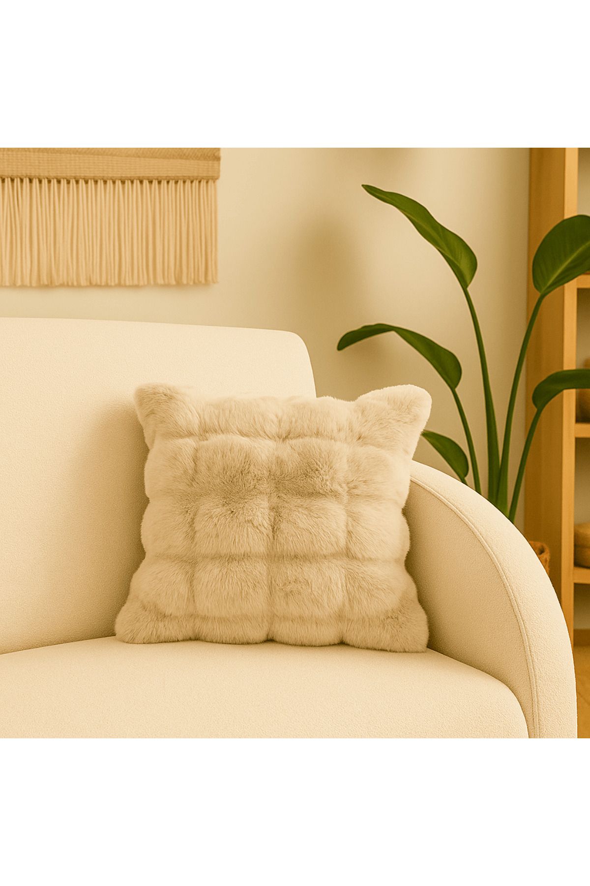 Comfy Sloth Peluş Kırlent Kılıfı - BOBBLE
