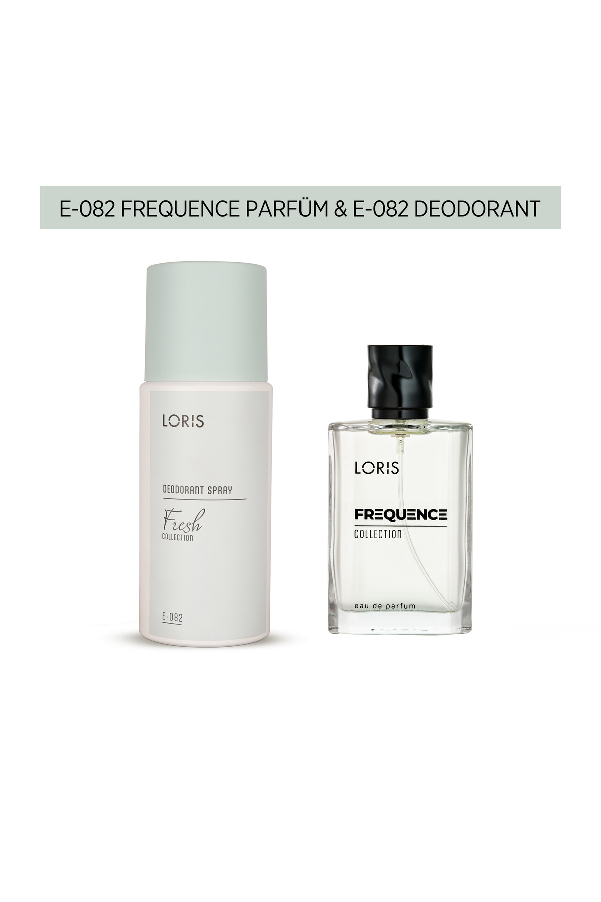 Loris E-082 Frequence Erkek Parfüm 50 Ml & E-082 Erkek Deodorant 150 Ml