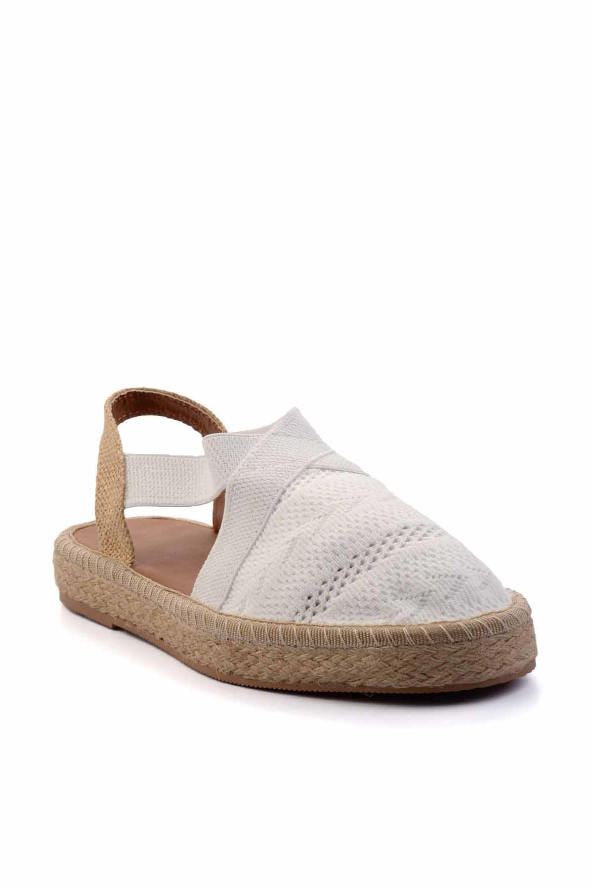 Bambi-Weiße Damen-Espadrille K01937050082 3