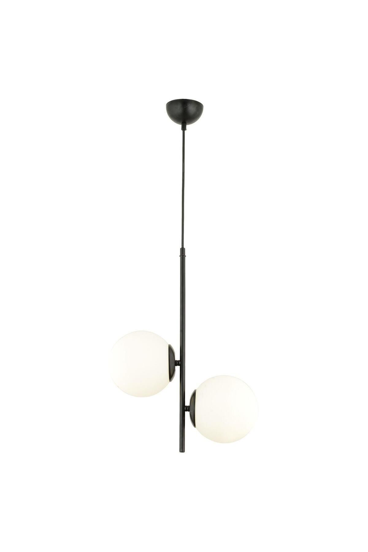 Apliqa-Lustra HubRom, MALIBU 3489-02-01-BL 35x60 cm 2xE27-60W Negru 1